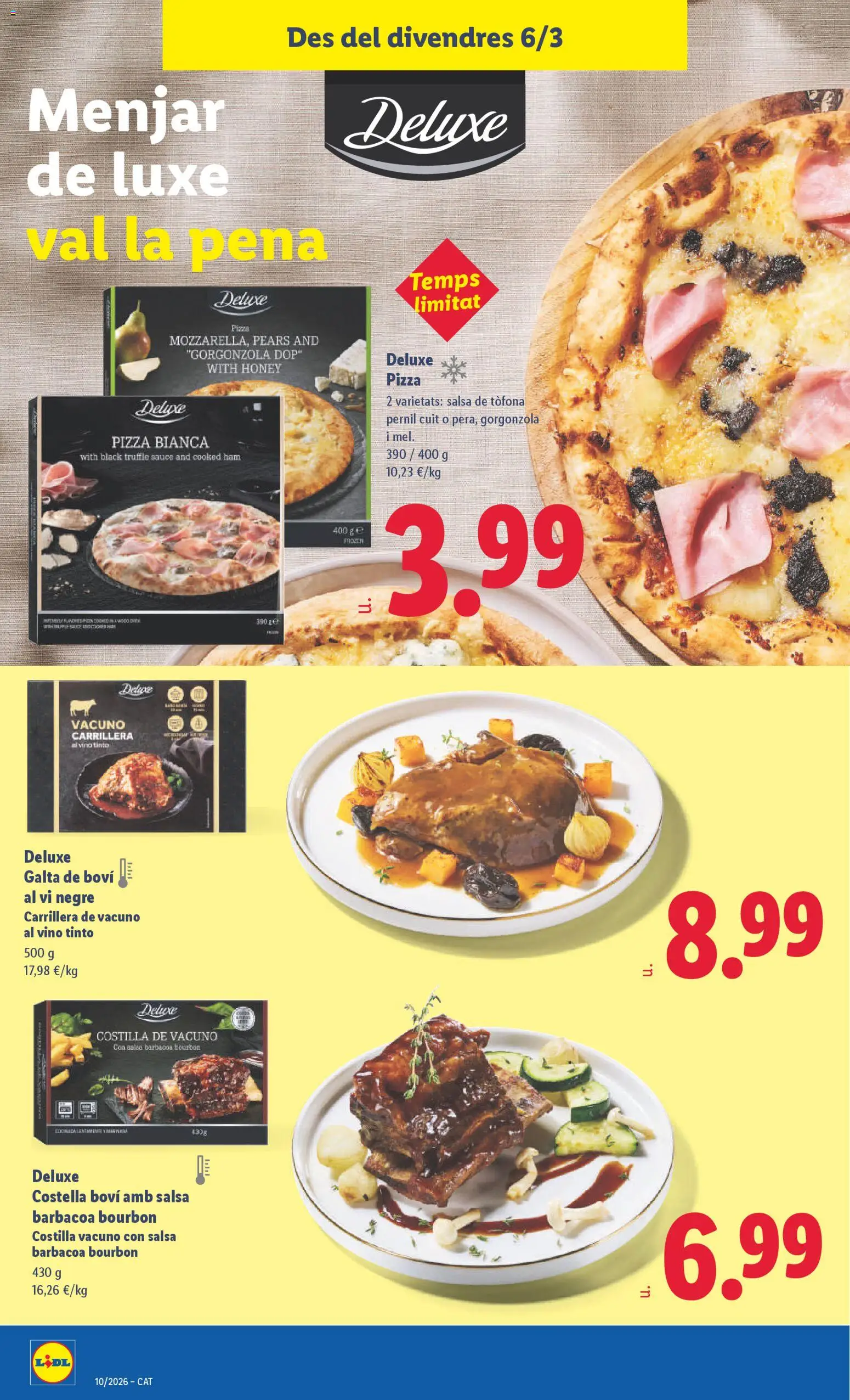 Lidl folleto │ válido desde el 02.03.2026 | Página: 36 | Productos: Pizza, Vino, Barbacoa