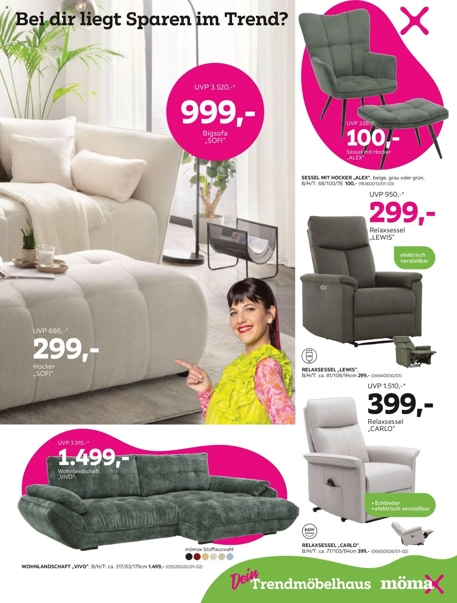 Mömax Prospekt aktuell gültig ab 24.02.2026 | Seite: 3 | Produkte: Sessel