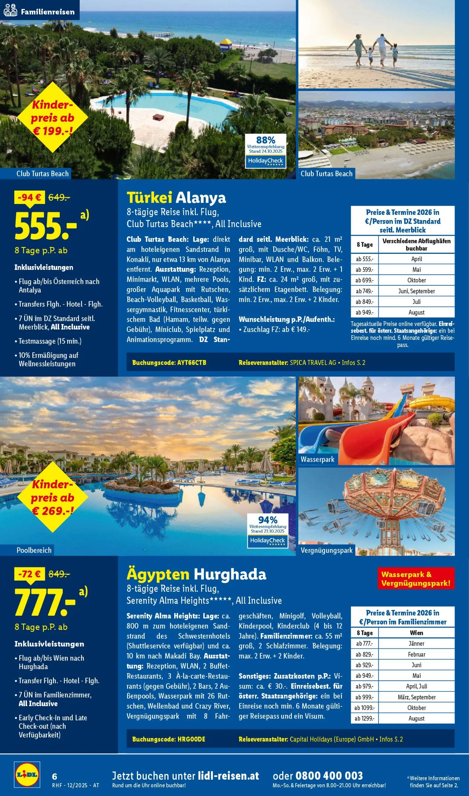 Lidl Dezember Reise - Highlights gültig ab 29.11.2025 | Seite: 6 | Produkte: Uhr, Bad