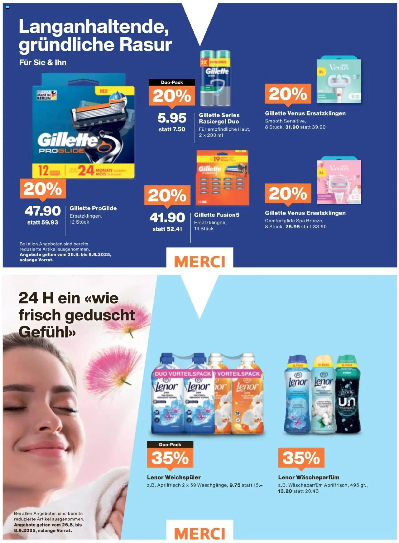 Migros - Magazin ab 25.08.2025 | Seite: 22 | Produkte: Weichspüler