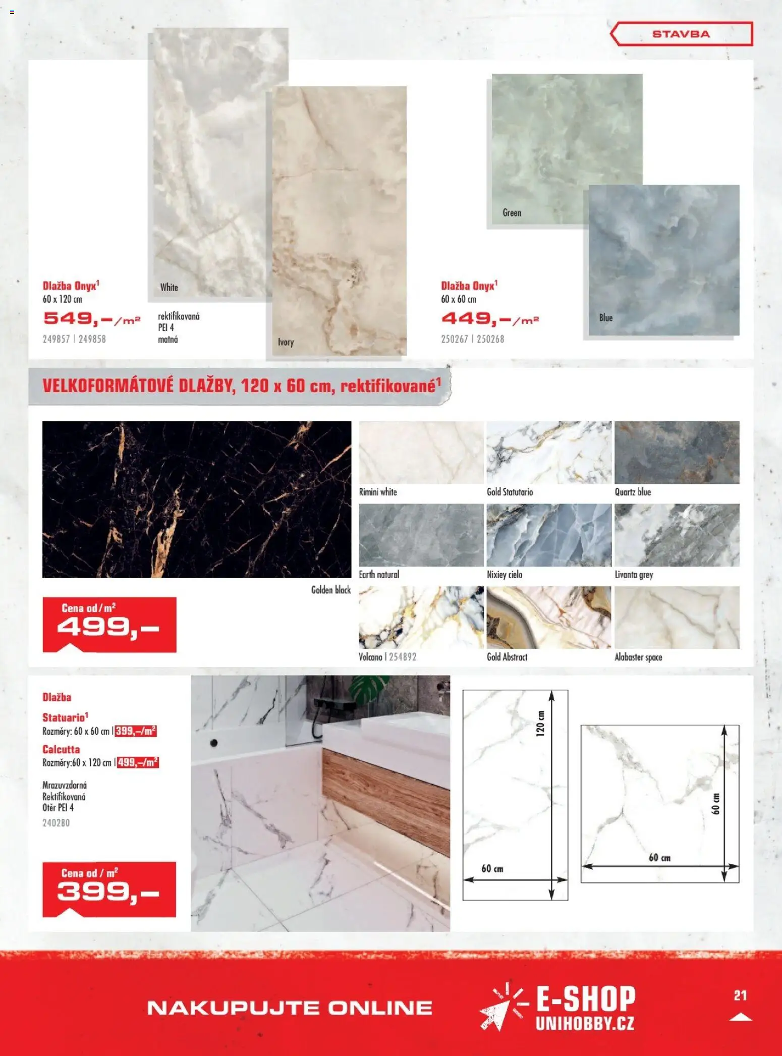 Uni Hobby leták od 30.04.2026 | Strana: 21 | Produkty: Dlažba