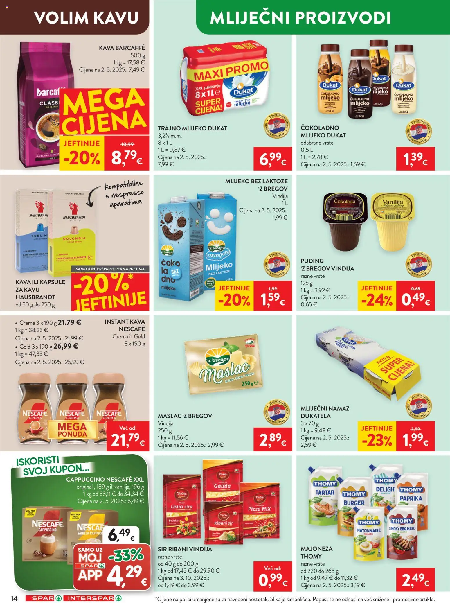 Spar katalog | vrijedi od 21.01.2026 | Stranica: 17 | Proizvodi: Nescafe, Pizza, Paprika, Cappuccino