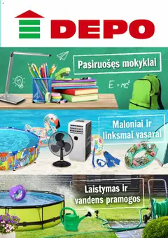 DEPO leidinių peržiūra, galiojančių nuo 24.07.2025