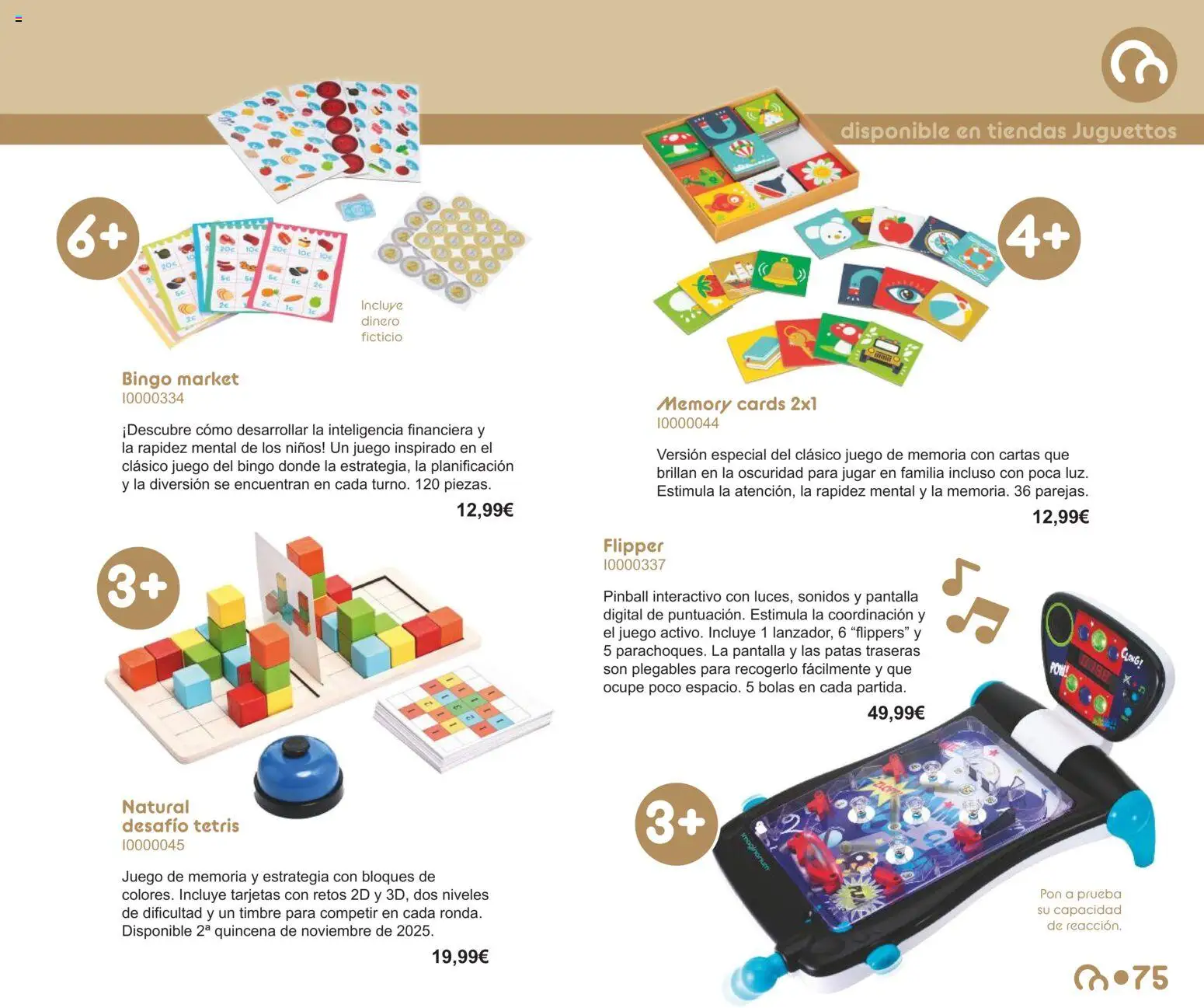 Juguettos catálogo │ válido desde el 15.10.2025 | Página: 75