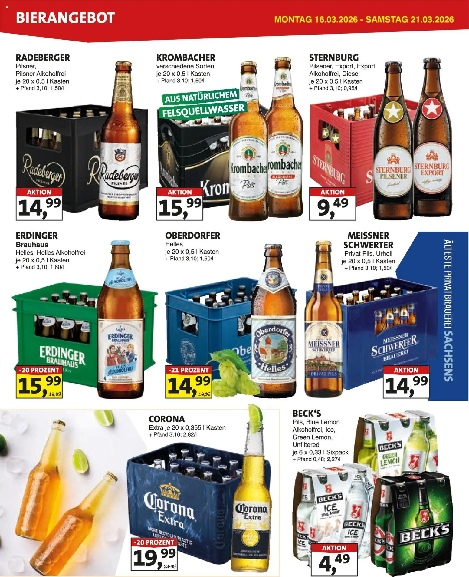 Lösch Depot Prospekt – gültig ab 16.03.2026 | Seite: 2 | Produkte: Erdinger, Pils, Krombacher