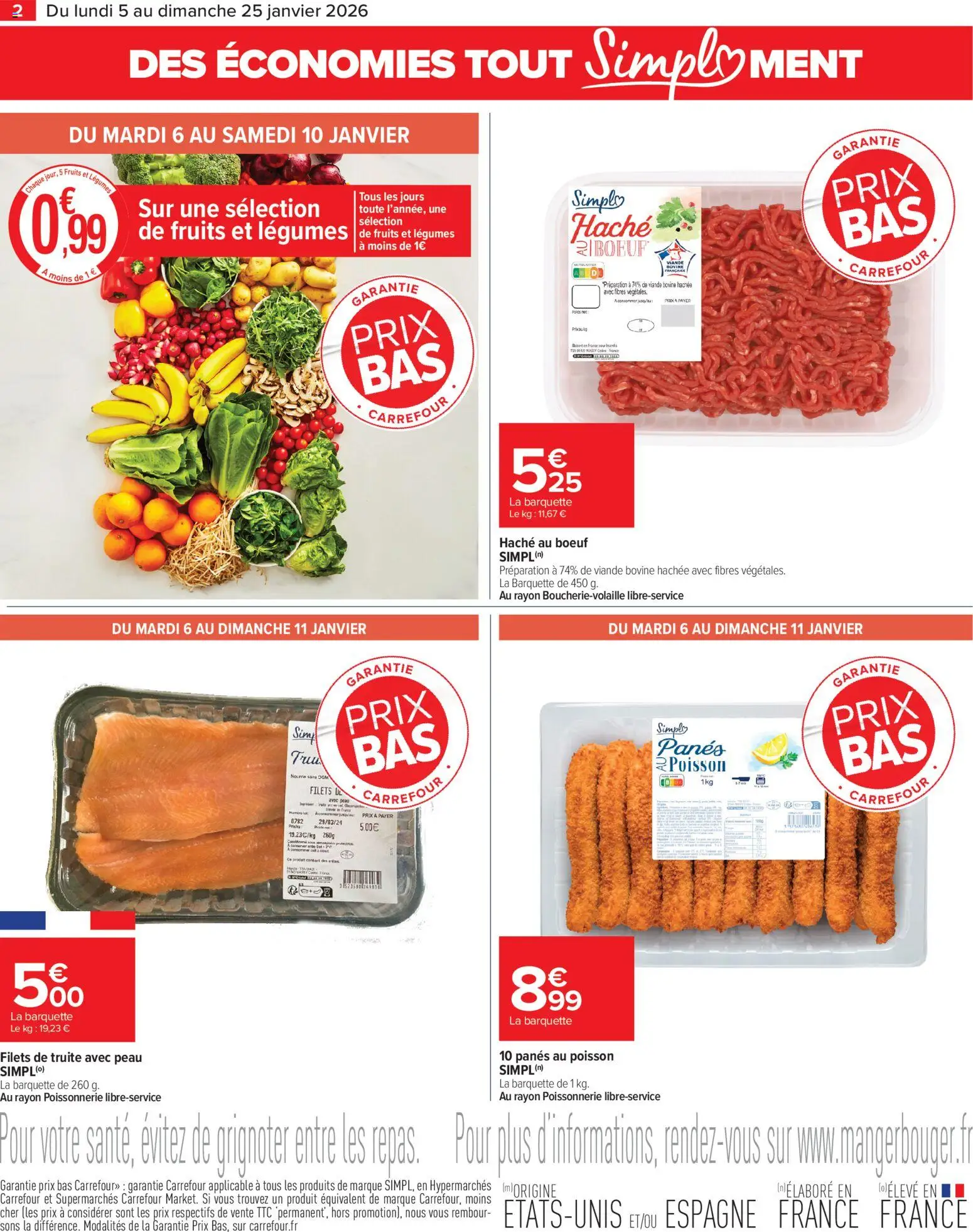 {H1} | Page: 2 | Produits: Poissonnerie, Viande, Poisson, Viande bovine