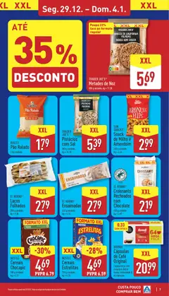 Pré-visualização Aldi folheto válido de 29.12.2025 | Página: 7 | Produtos: Sal, Chocolate, Cereais, Milho