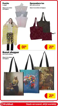 Kruidvat folder week 16 - Voorbeeld van een folder van Kruidvat, geldig van 14.04.2026 | Pagina: 112 | Producten: Poncho, Tas, Kan