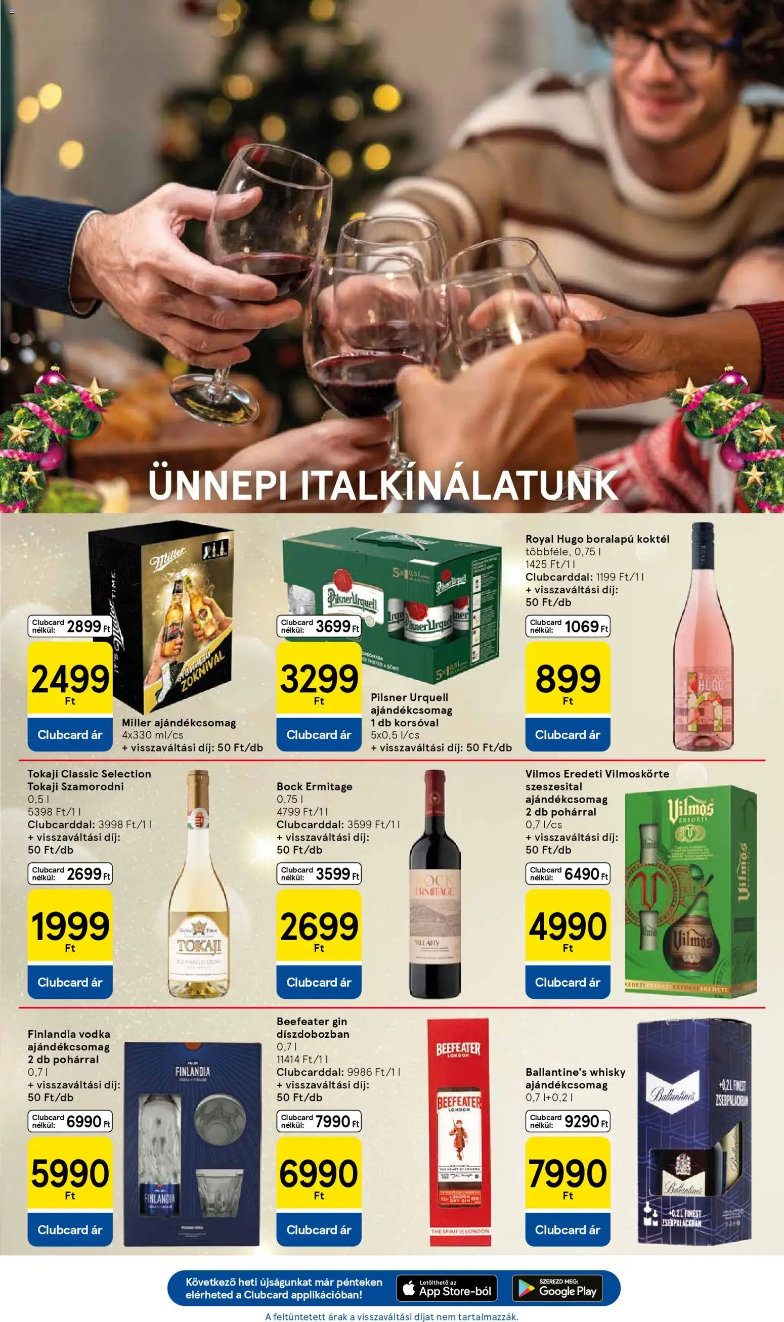 Tesco akciós ujság - amely érvényes a következő dátumtól: 20.11.2025 | Oldal: 11 | Termékek: Pilsner urquell, Gin, Vodka, Whisky