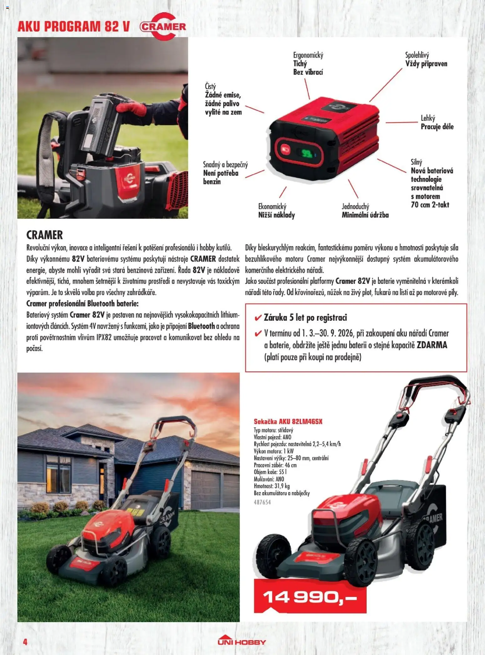 Uni Hobby katalog - Zahradní technika 2026 od 13.03.2026 💥 Nenechte si ujít TOP nabídky! ⭐ | Ceská republika