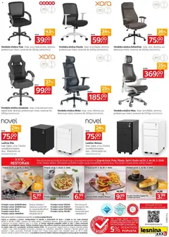 Lesnina - Lesnina XXXL: Funkcionalno i udobno katalog do 26.03.2026 - Pregled kataloga iz trgovine Lesnina, vrijedi od 23.02.2026 | Stranica: 12 | Proizvodi: Stolica, Tjestenina, Ladice, Uredska stolica