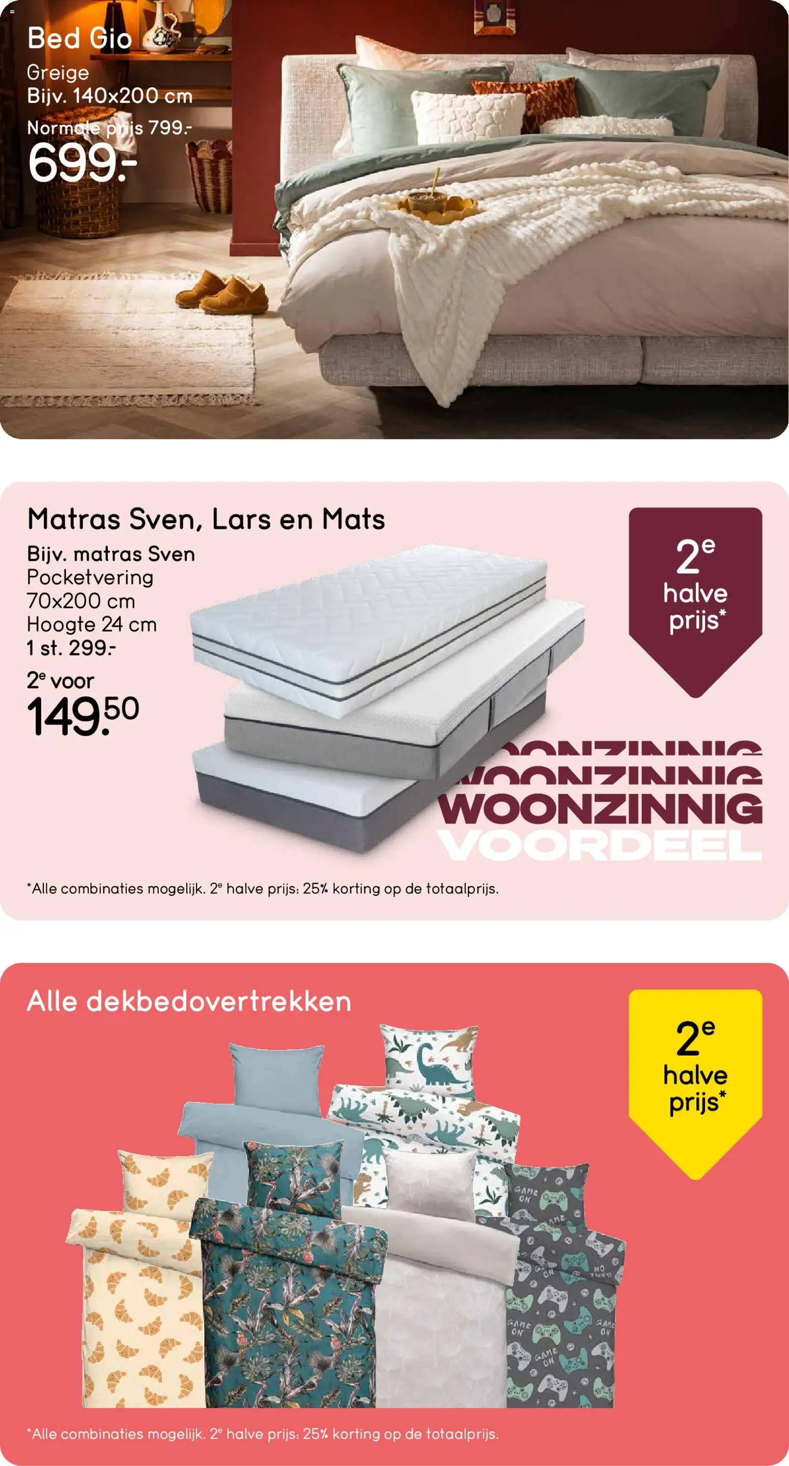 {H1} | Pagina: 15 | Producten: Bed, Matras