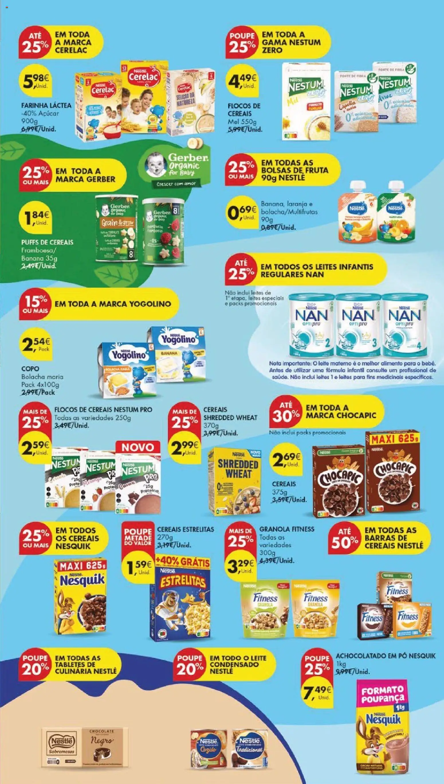 Pingo Doce folheto │ válido de 28.04.2026 | Página: 35 | Produtos: Farinha láctea, Granola, Leite, Mel