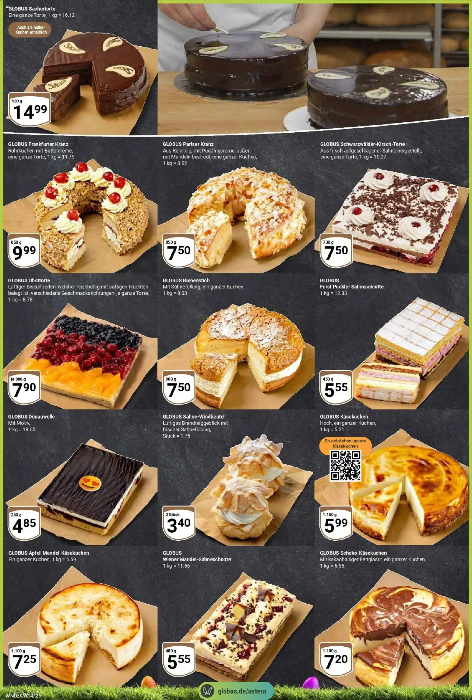 Globus prospekt St. Wendel	 – gültig ab 30.03.2026 | Seite: 5 | Produkte: Mandeln, Kuchen, Sahne
