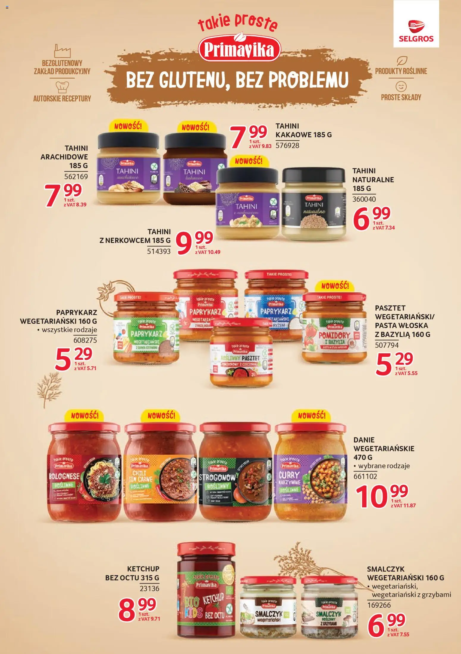 Selgros cash&carry gazetka - Oferta Spożywcza od 05.03.2026 | Strona: 5 | Produkty: Chili, Curry, Paprykarz, Pomidory