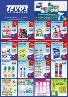 TEVOS drogérie leták platný od 13.01.2026