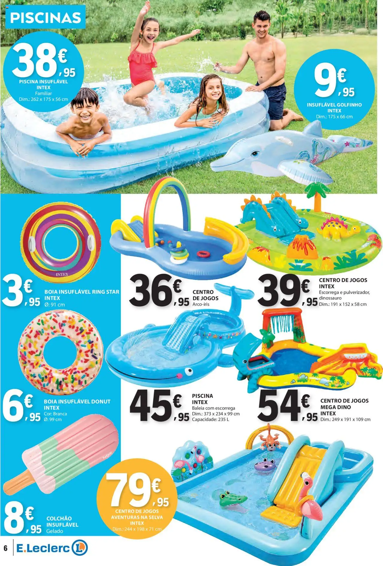 E.Leclerc - Folheto Não Alimentar │ válido de 05.06.2025 | Página: 6 | Produtos: Jogos, Piscinas, Colchão, Gelado