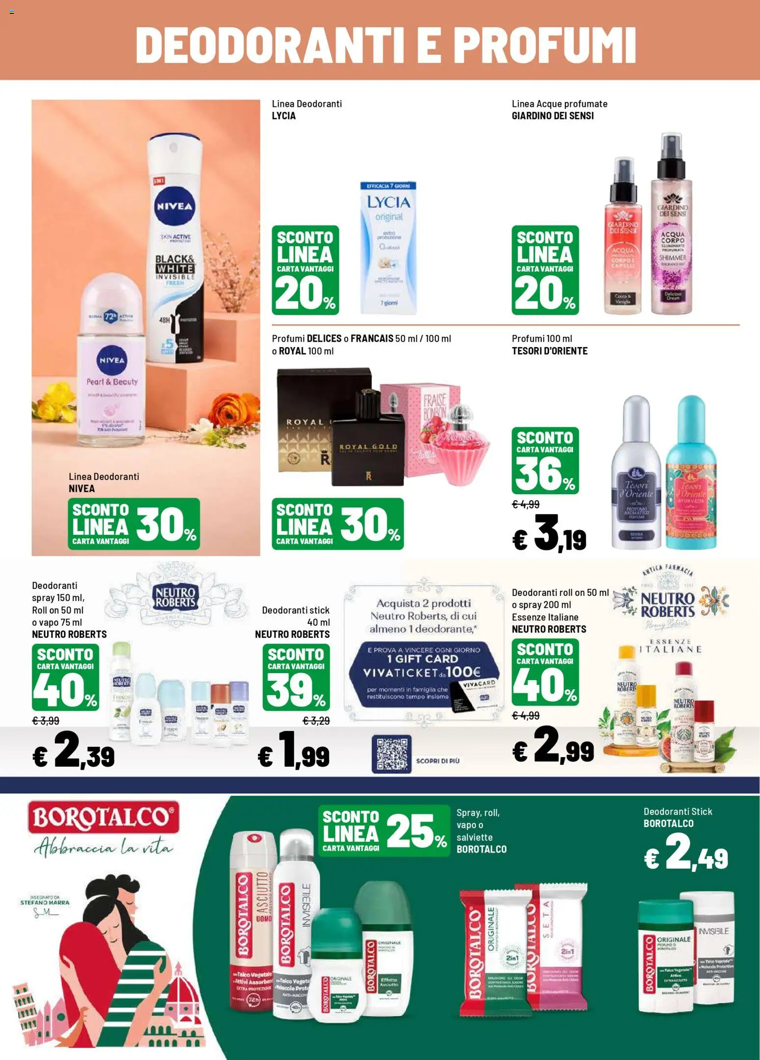 Volantino Iper del 27.04.2026 | Pagina: 15 | Prodotti: Deodorante, Talco, Acqua, Cocco