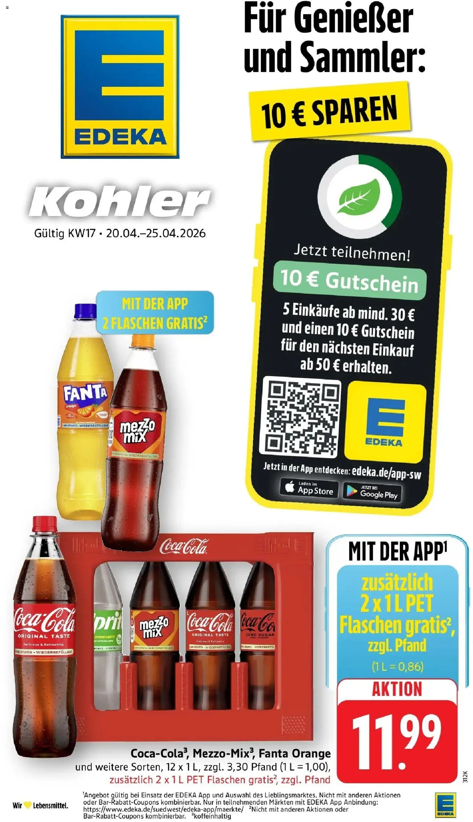 Edeka prospekt Ettenheim	 – gültig ab 19.04.2026 | Seite: 1 | Produkte: Fanta