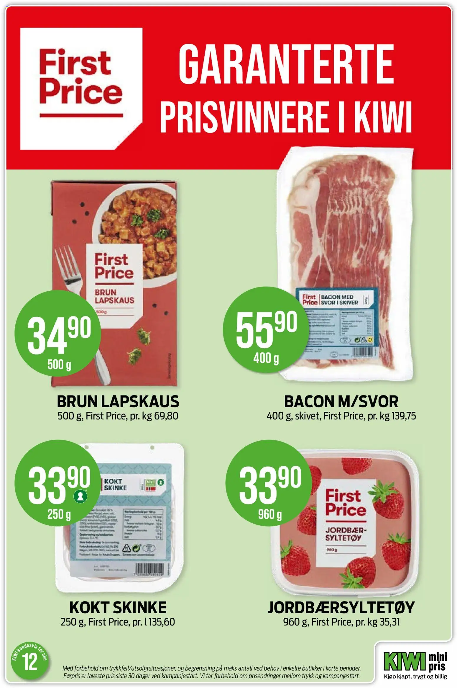 {H1} | Side: 28 | Produkter: Bavețică, Jordbær, Kiwi, Syltetøy