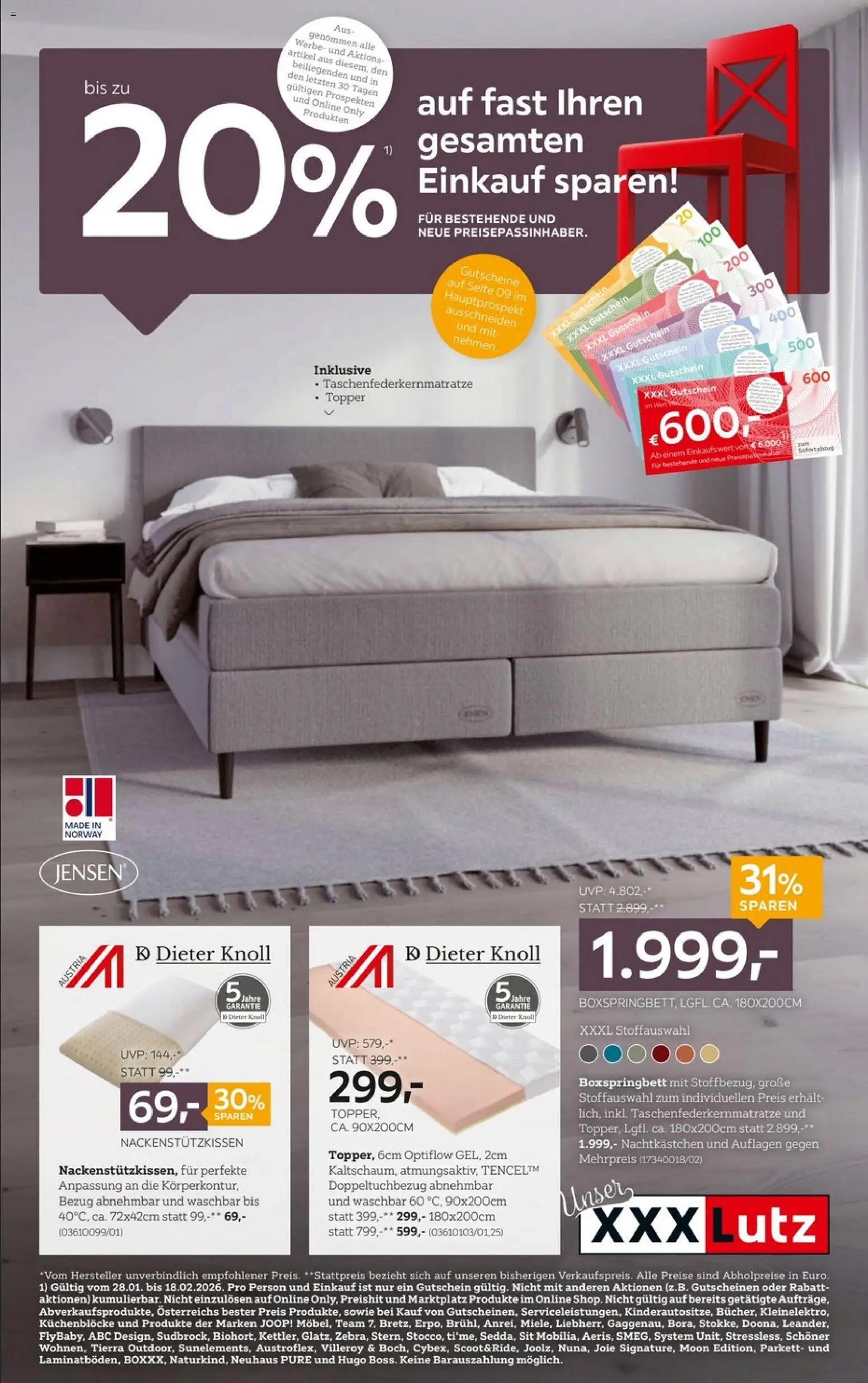 XXXLutz Schlafzimmer gültig ab 27.01.2026 | Seite: 1
