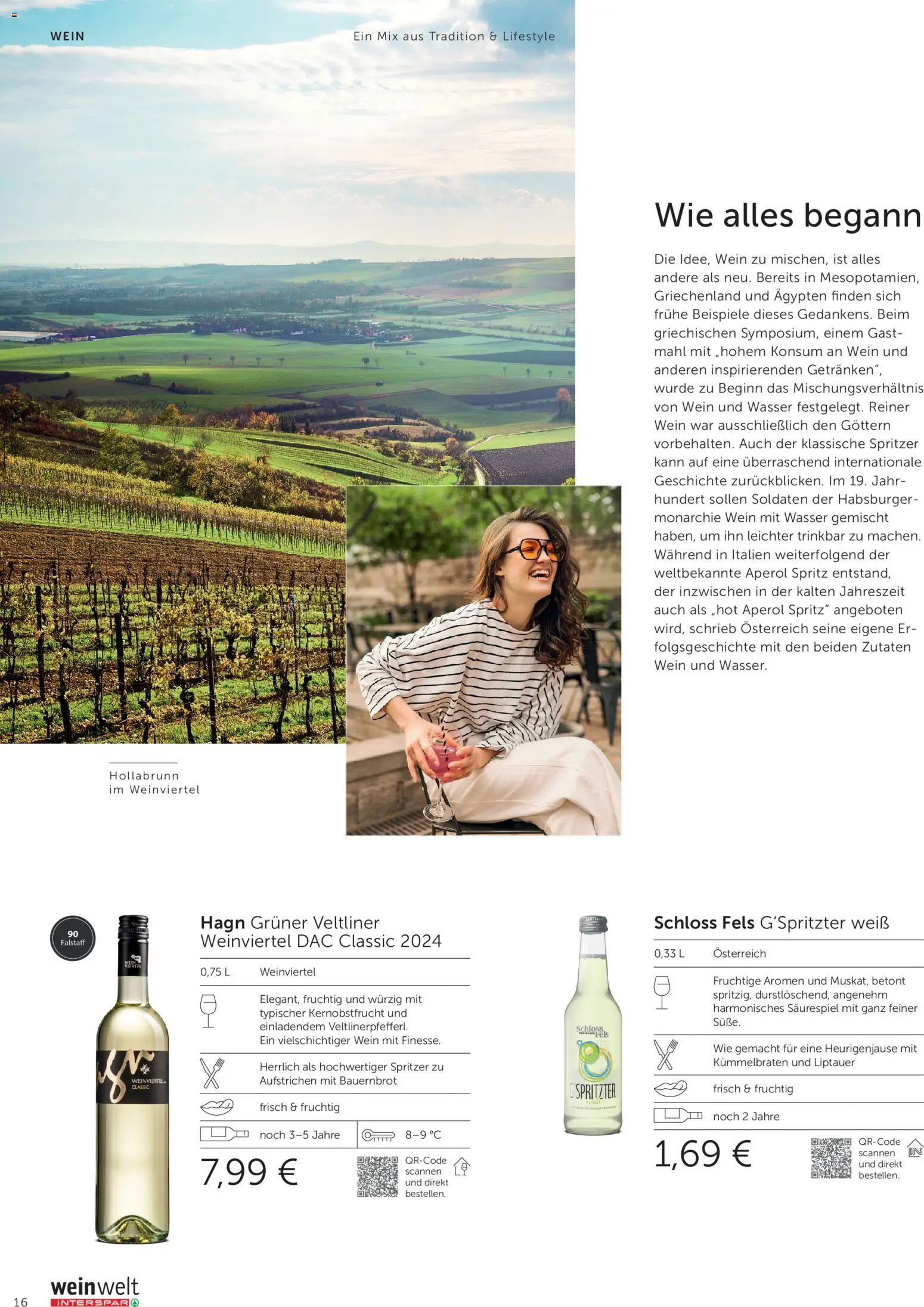 Interspar Meine Weinwelt Frühling 2026 gültig ab 05.03.2026 | Seite: 16 | Produkte: Wasser, Wein