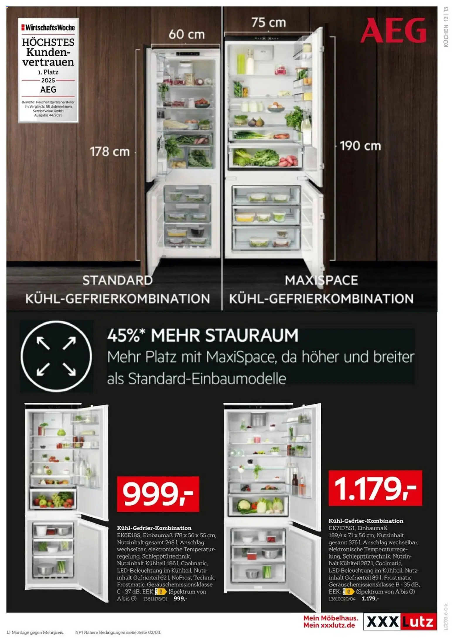 XXXL Lutz Nr. 1 bei Küchen – gültig ab 22.03.2026 | Seite: 13