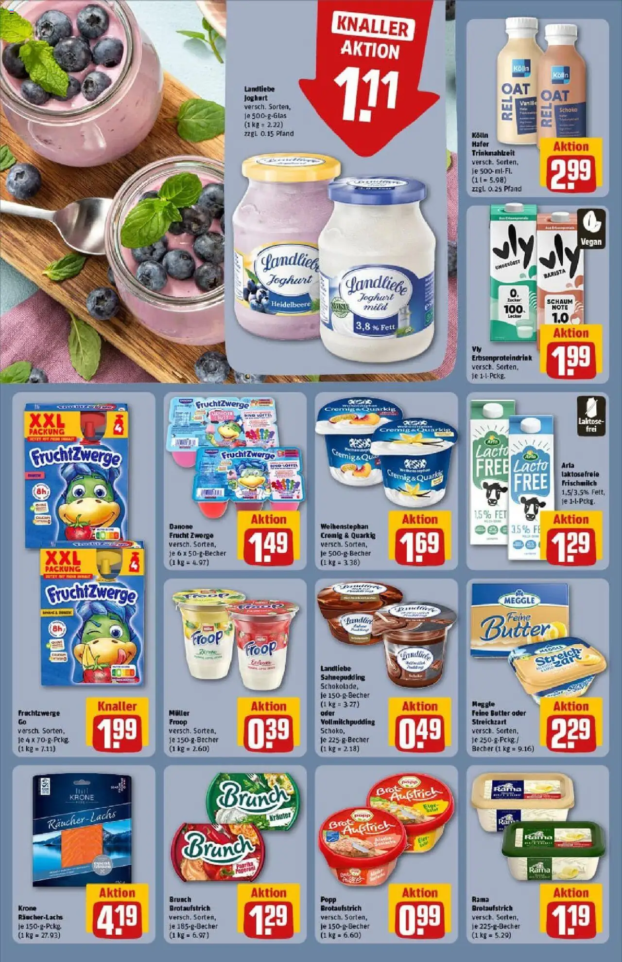 Rewe prospekt Butzbach	 - gültig ab dem 29.06.2025 | Seite: 16 | Produkte: Froop, Schokolade, Zucker, Brot