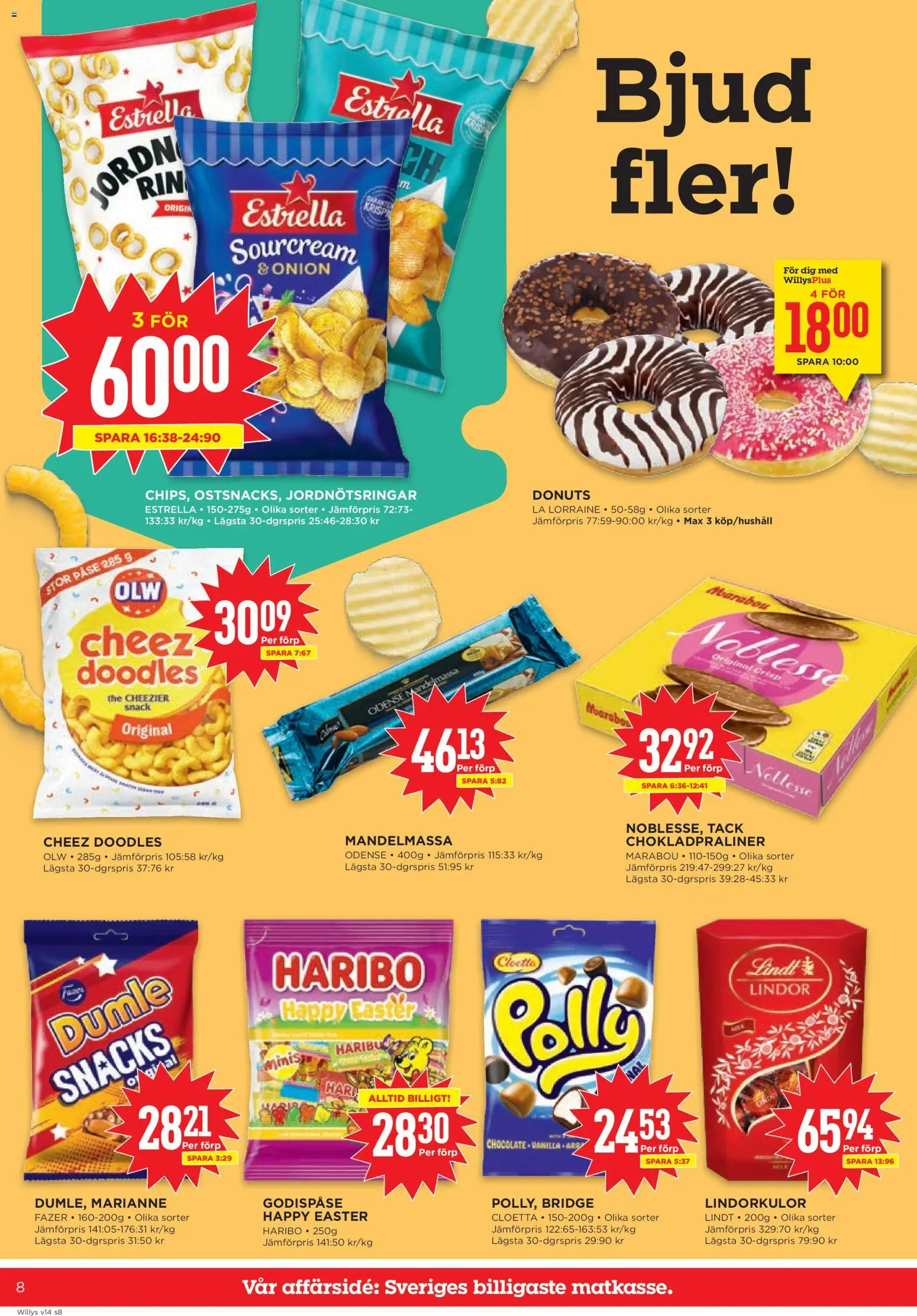 Willys reklamblad aktuell från 30.03.2026 | Sida: 8