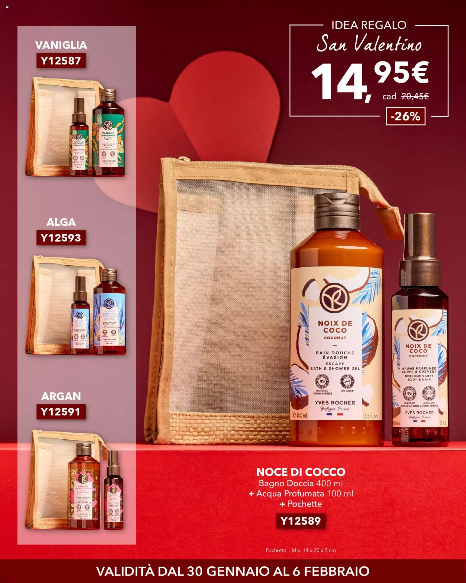 Volantino Yves Rocher del 30.01.2026 | Pagina: 3 | Prodotti: Bourbon, Cocco, Bagno, Doccia