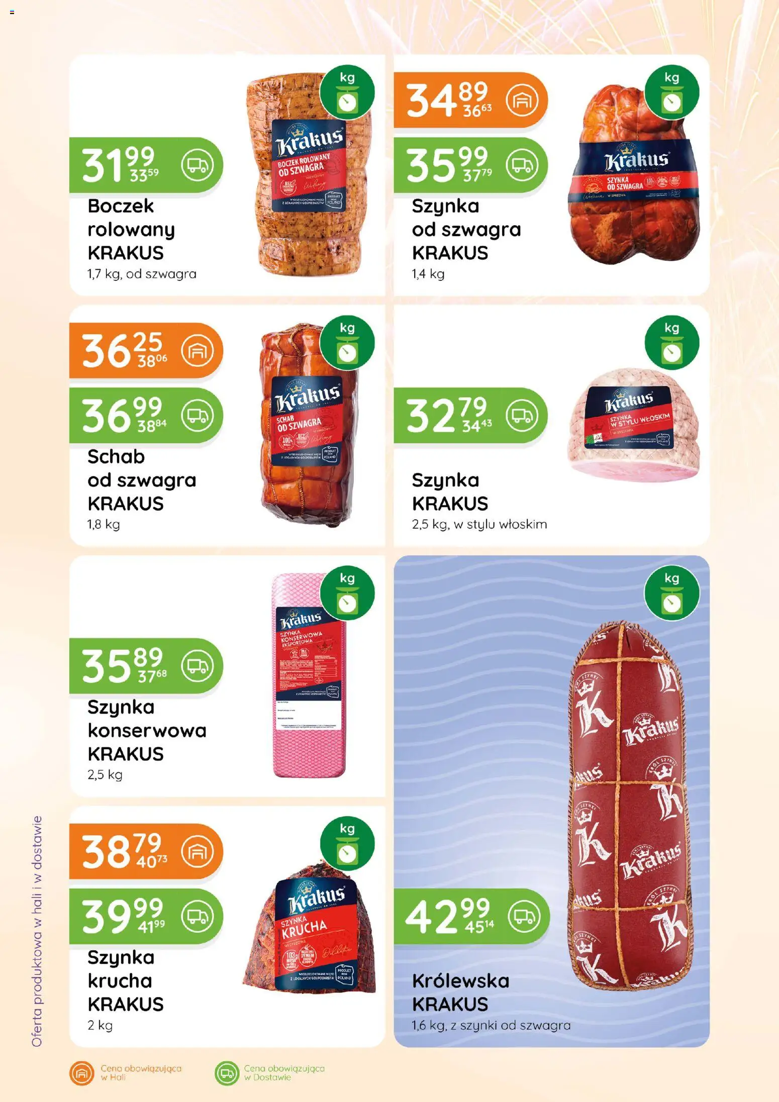 Eurocash Gazetka - Katalog Wędliny od 01.01.2026 | Strona: 10 | Produkty: Schab, Szynka, Boczek, Szynka konserwowa krakus