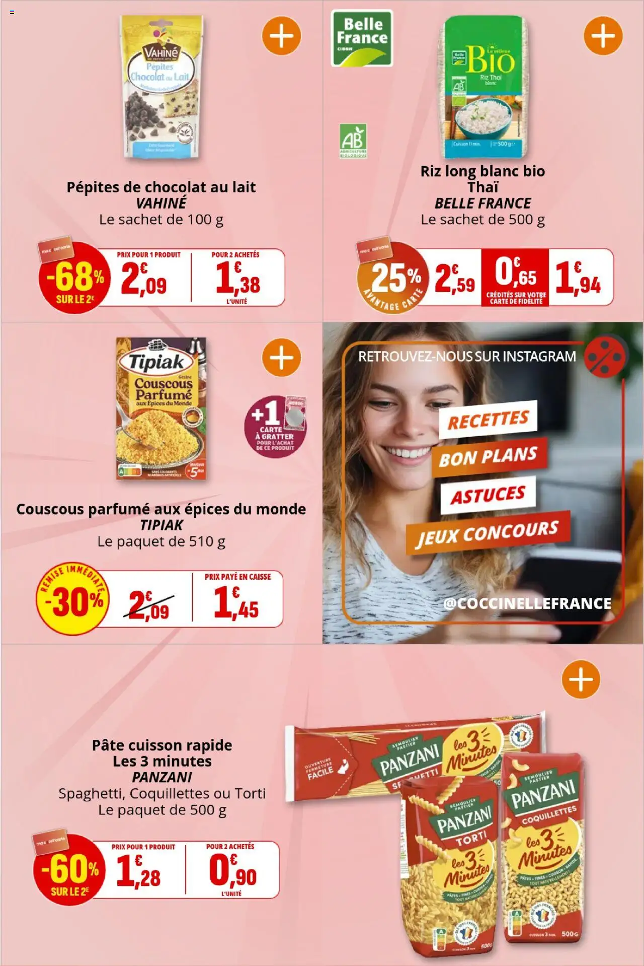 {H1} | Page: 24 | Produits: Pépites de chocolat, Couscous, Chocolat, Riz