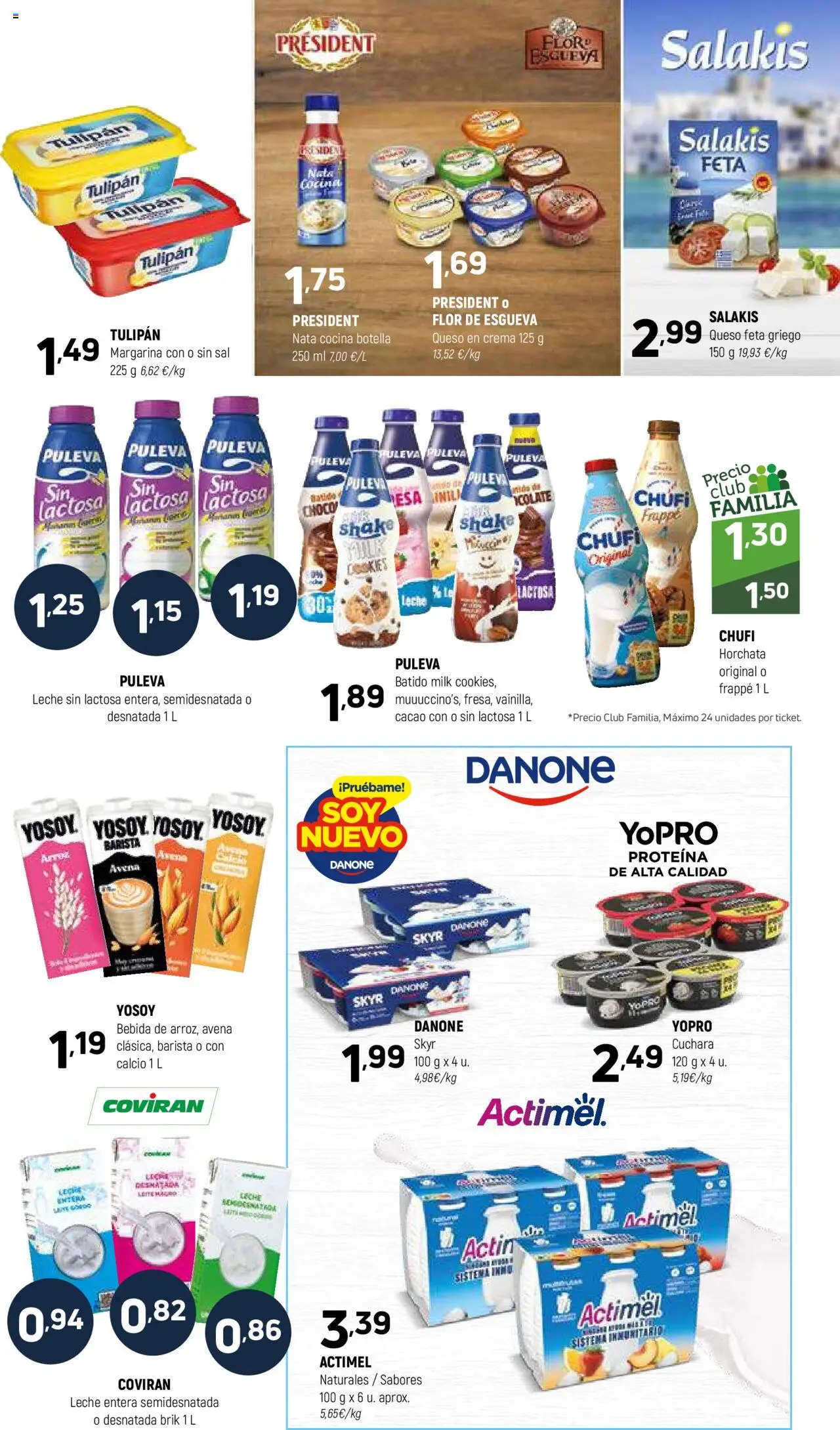 Coviran ofertas │ válido desde el 03.06.2025 | Página: 6 | Productos: Παγκάκι, Leche entera, Leche, Φρυγανιές σικάλεως