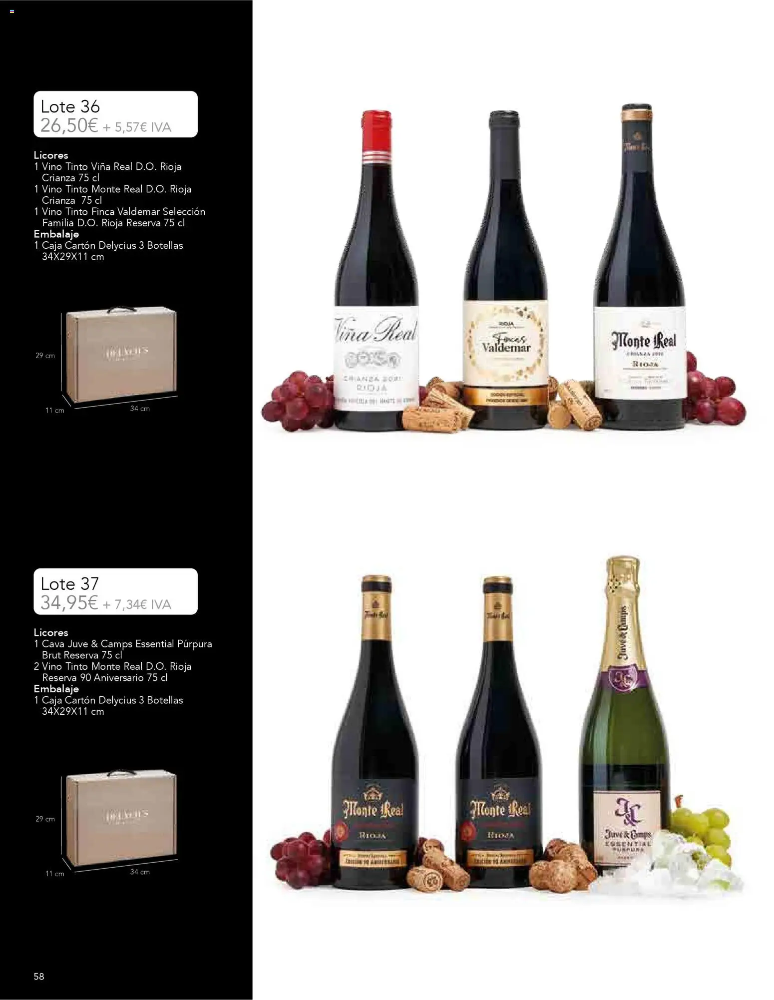 Lupa Supermercados Regalar en Navidad │ válido desde el 03.11.2025 | Página: 60 | Productos: Vino, Caja