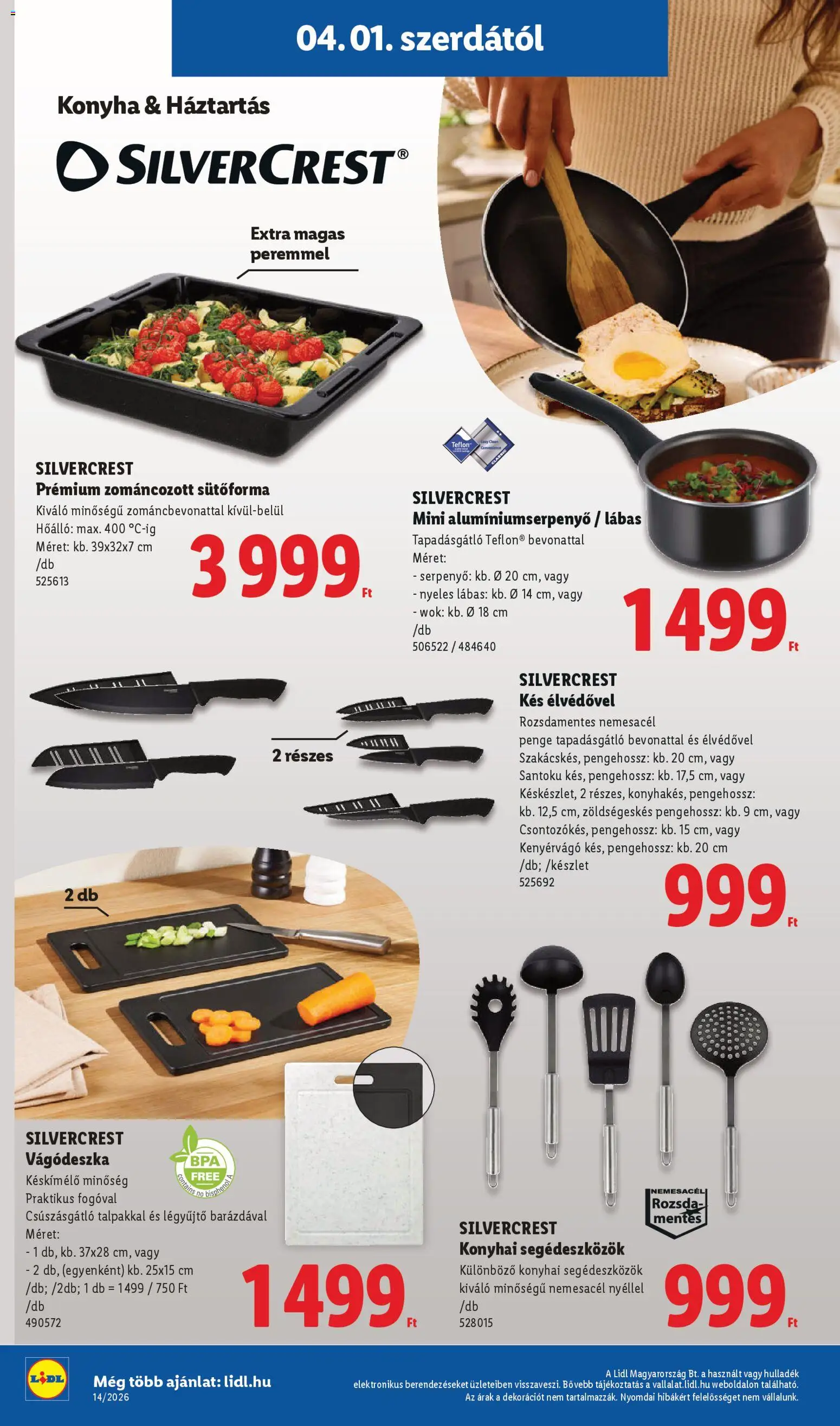 Lidl akciós ujság - amely érvényes a következő dátumtól: 01.04.2026 | Oldal: 22