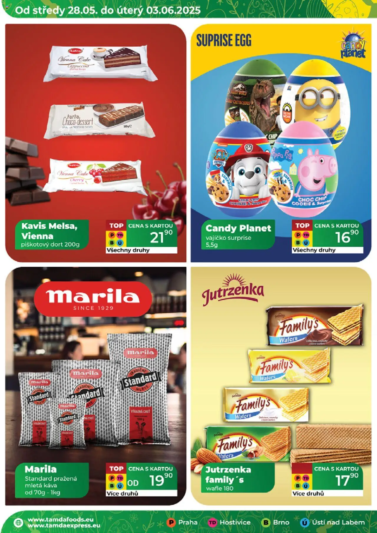Tamda Foods leták od 28.05.2025 | Strana: 10 | Produkty: Káva, Dort, Mletá káva