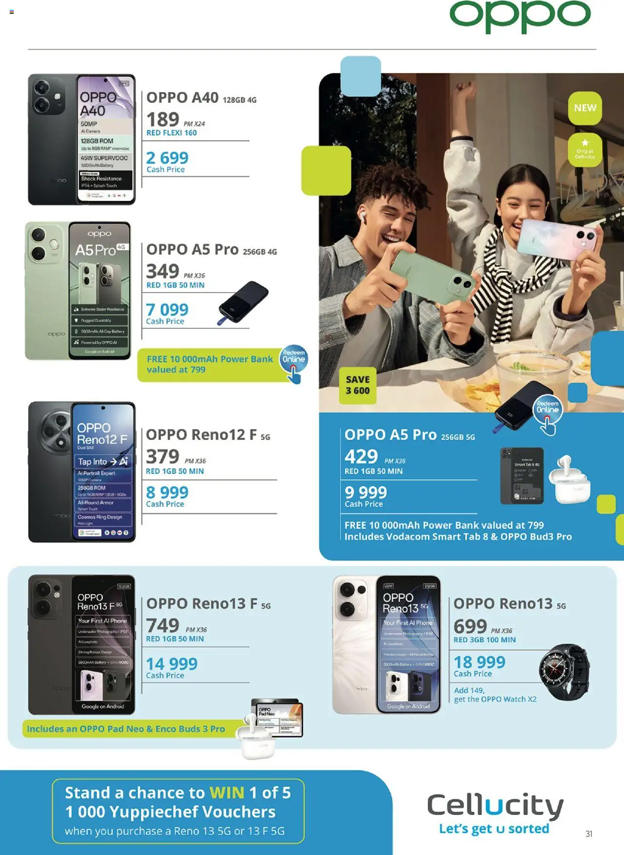 Cellucity Specials │ valid from 08.08.2025 | Page: 32 | Products: Phone, Camera, Battery, Tap