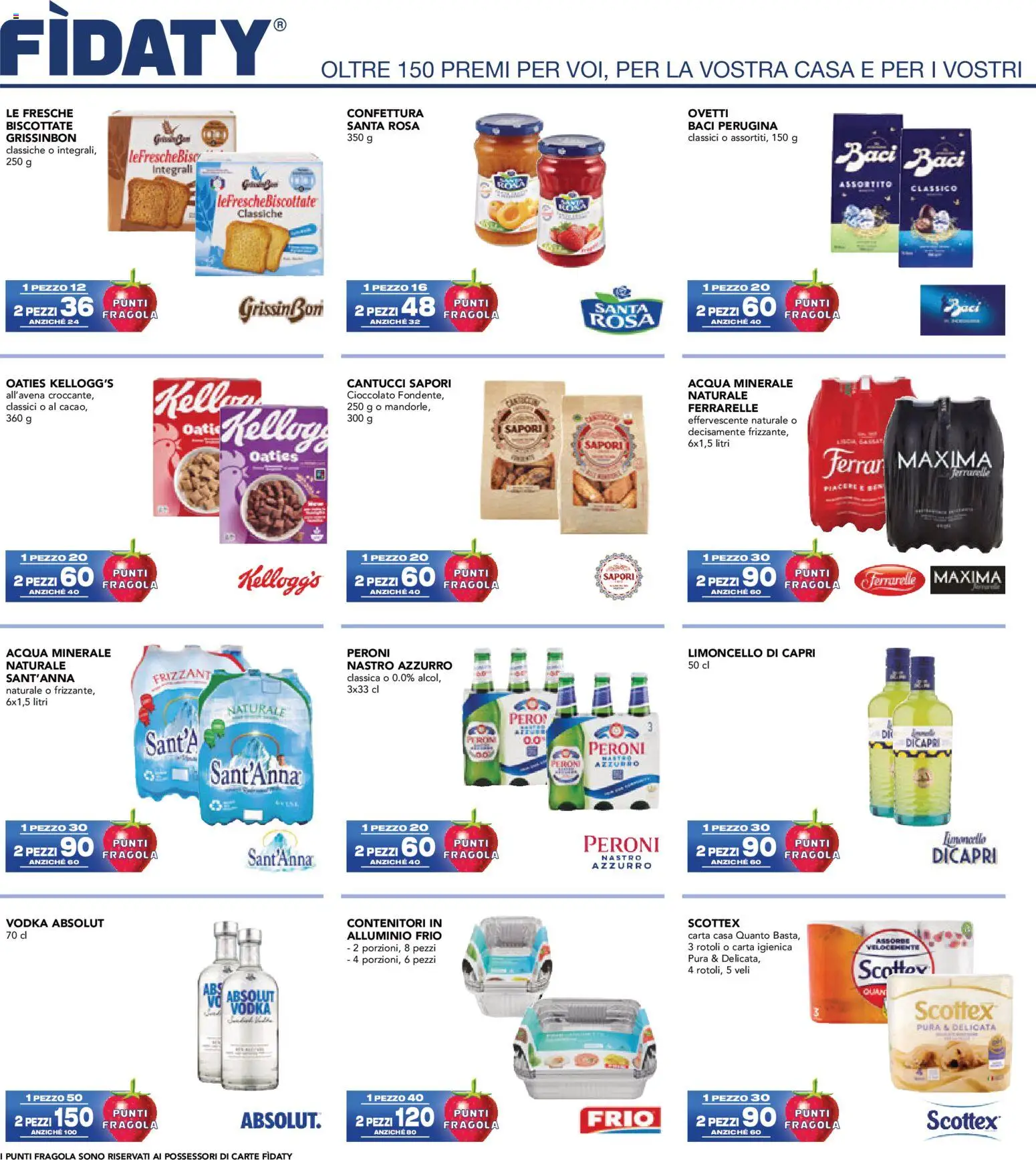 Volantino Esselunga S del 23.03.2026 | Pagina: 3 | Prodotti: Carta igienica, Vodka, Alluminio, Ferrarelle