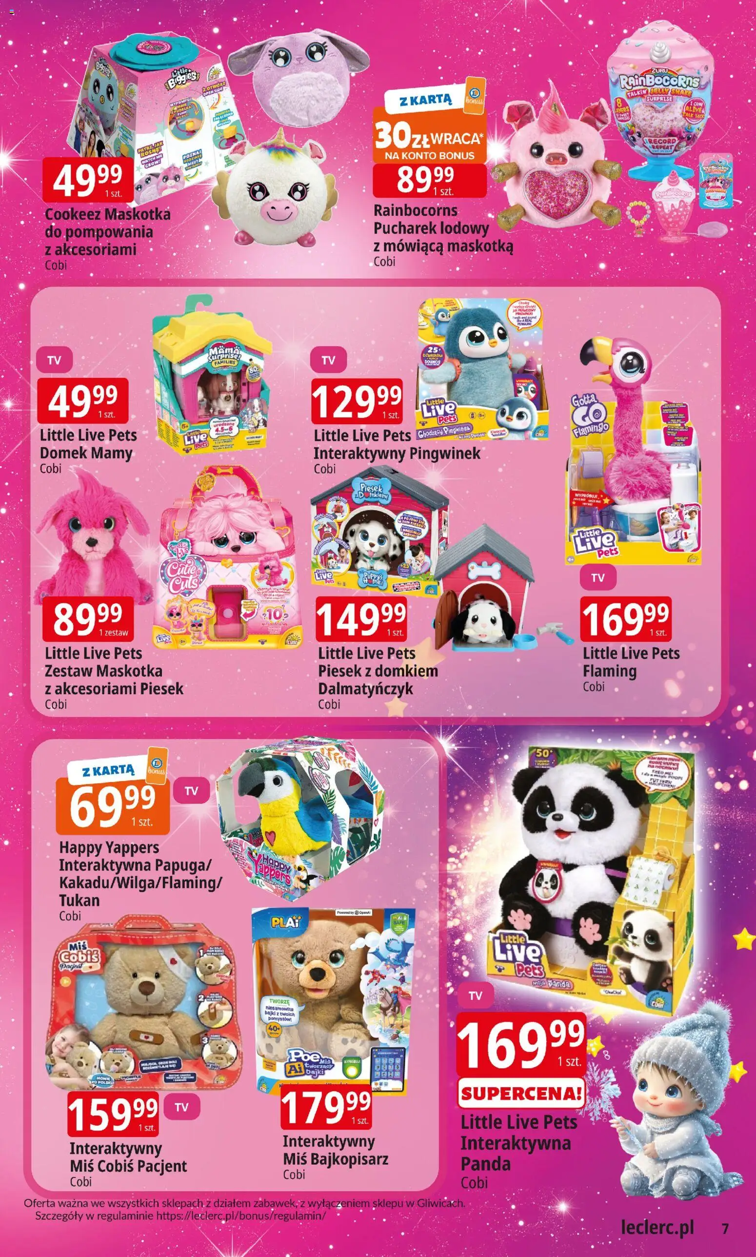 E.Leclerc Gazetka - Warszawa Ursynów zabawki od 12.11.2025 | Strona: 7 | Produkty: Karta