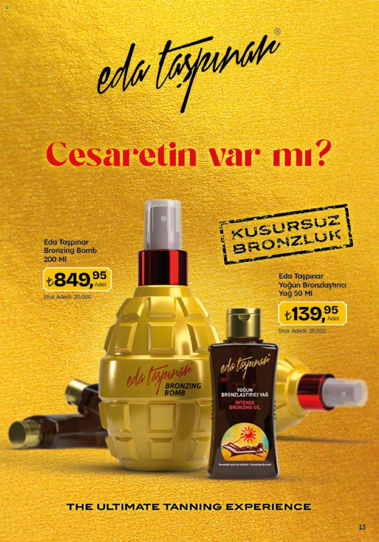 Migros Katalog - 5M Migroskop Dijital - 12.06.2025 tarihinden itibaren geçerlidir | Sayfa: 13 | Ürünler: Bronzlaştırıcı, Yağ