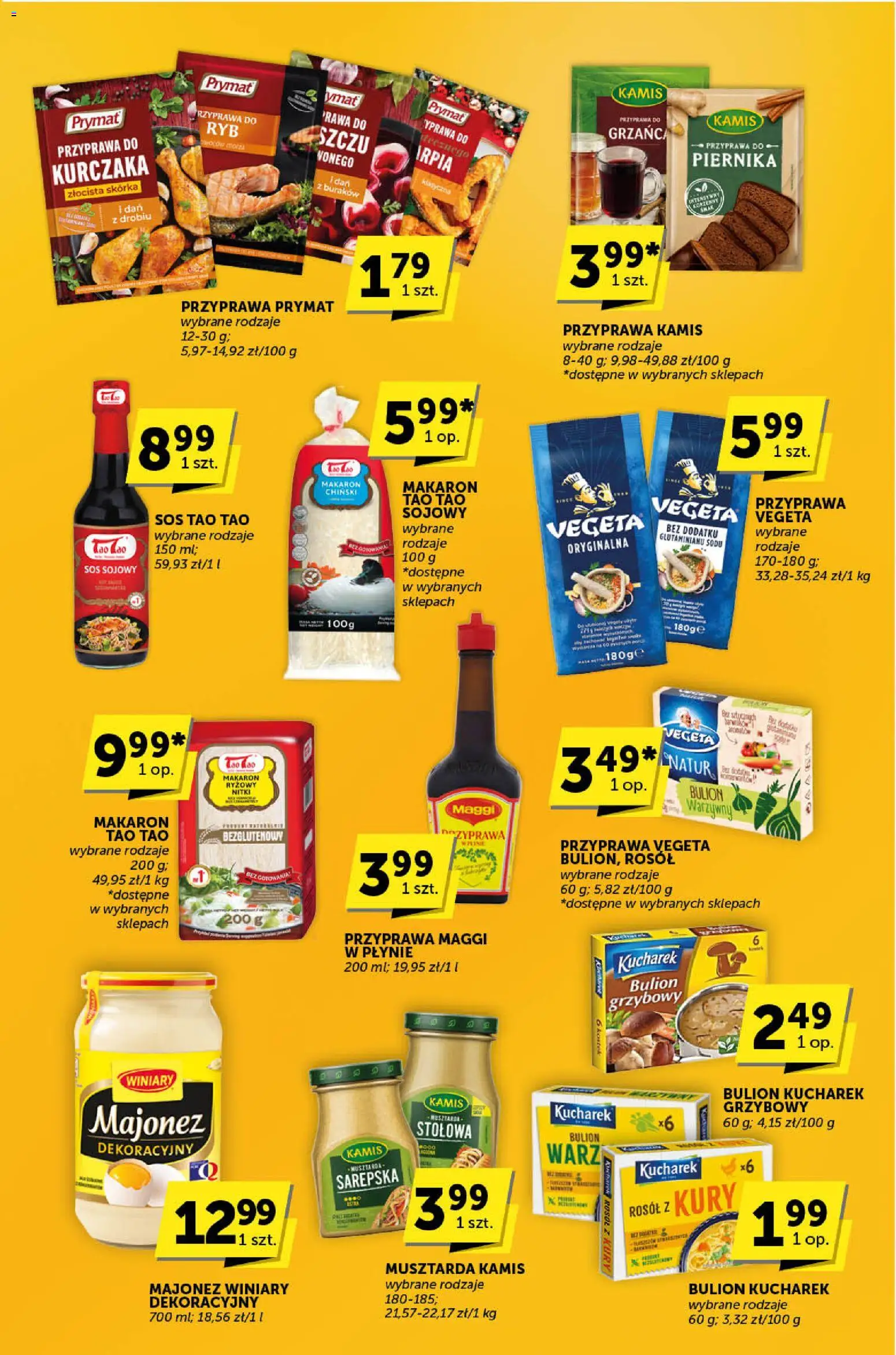 Groszek Gazetka - Katalog od 27.11.2025 | Strona: 15 | Produkty: Sos tao tao, Makaron chiński, Majonez winiary, Makaron