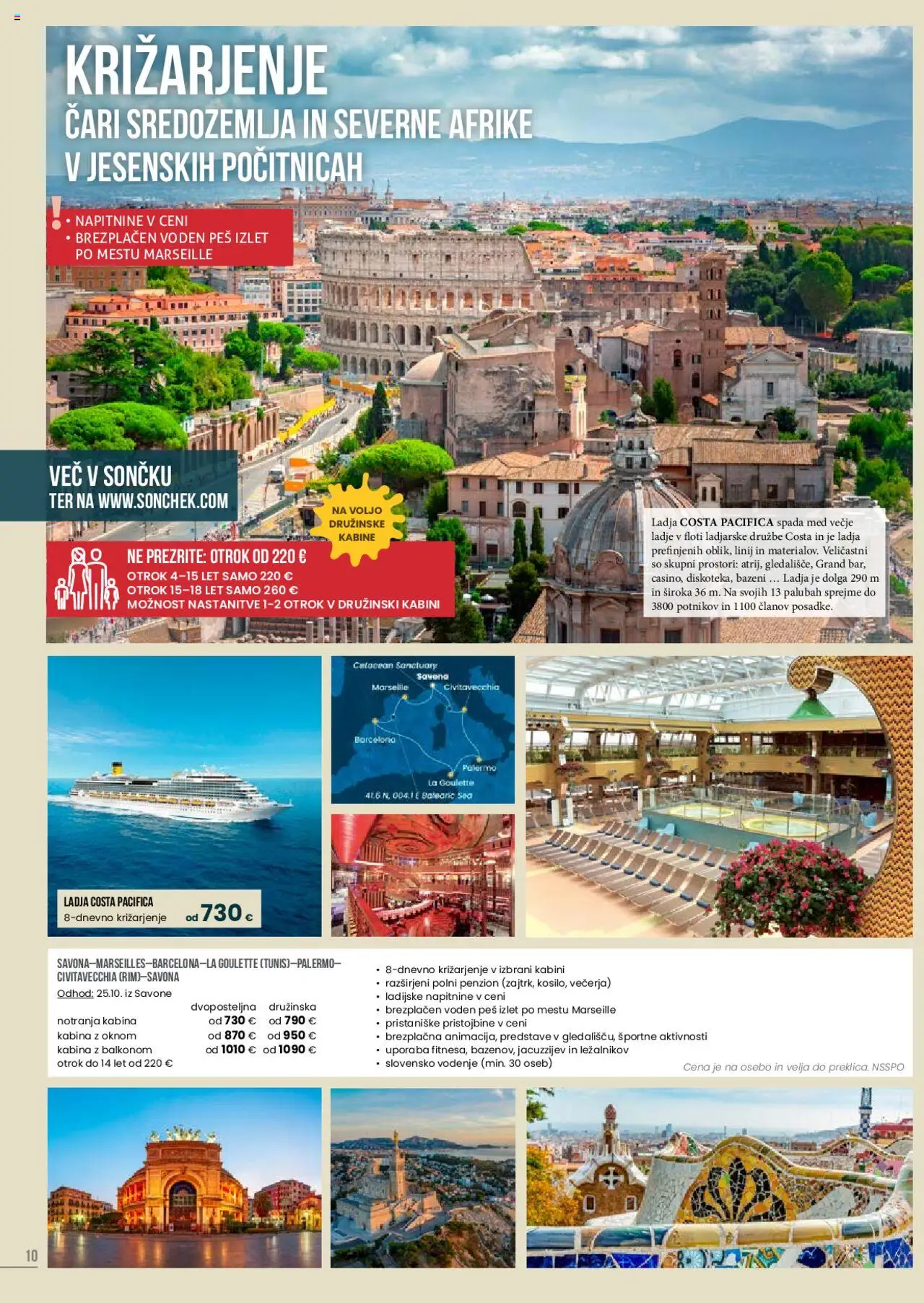 Sonček katalog družinske počitnice │ velja od 01.06.2025 | Stran: 10