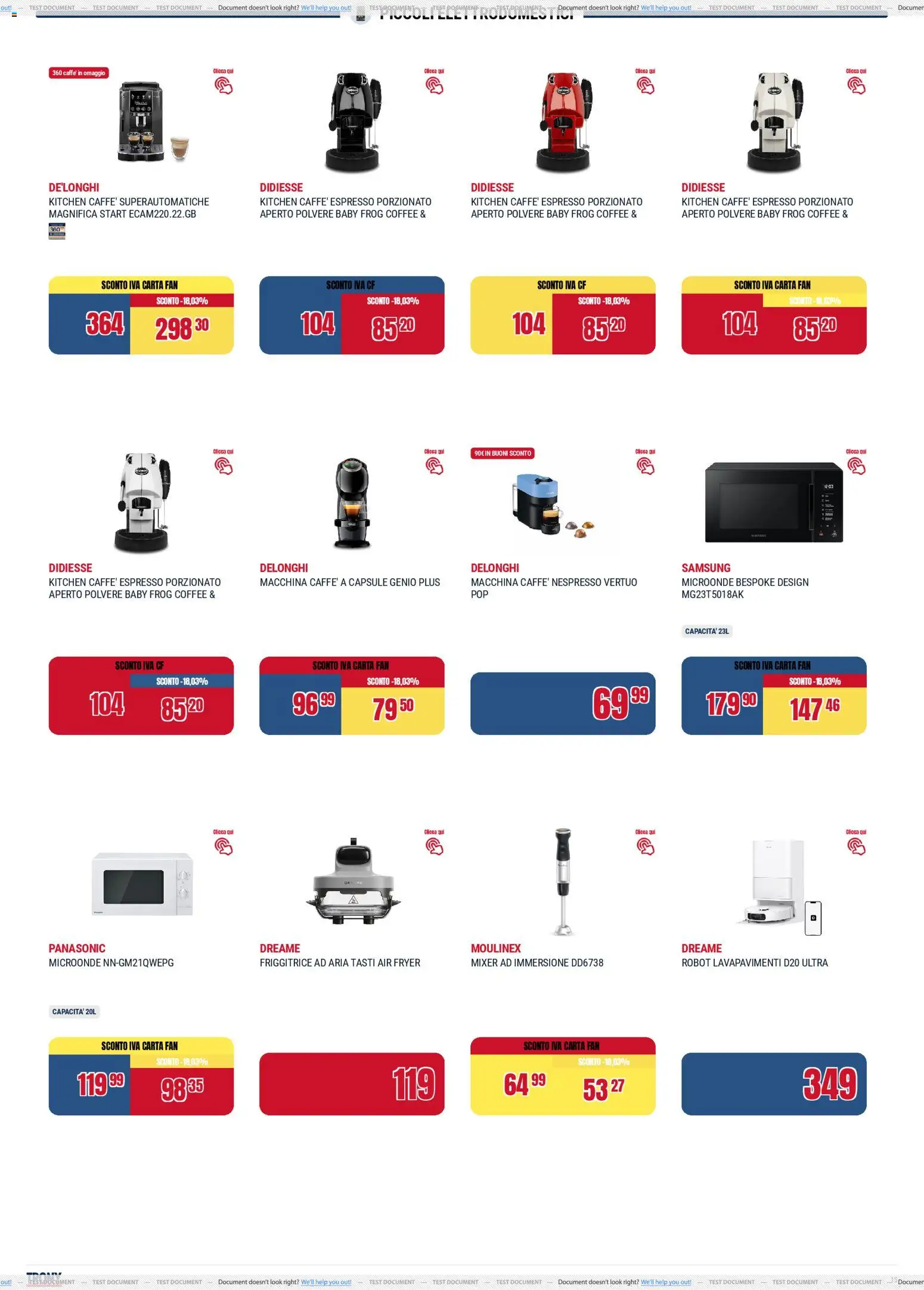 Volantino Trony del 02.04.2026 | Pagina: 15 | Prodotti: Friggitrice ad aria, Fan, Mixer, Friggitrice