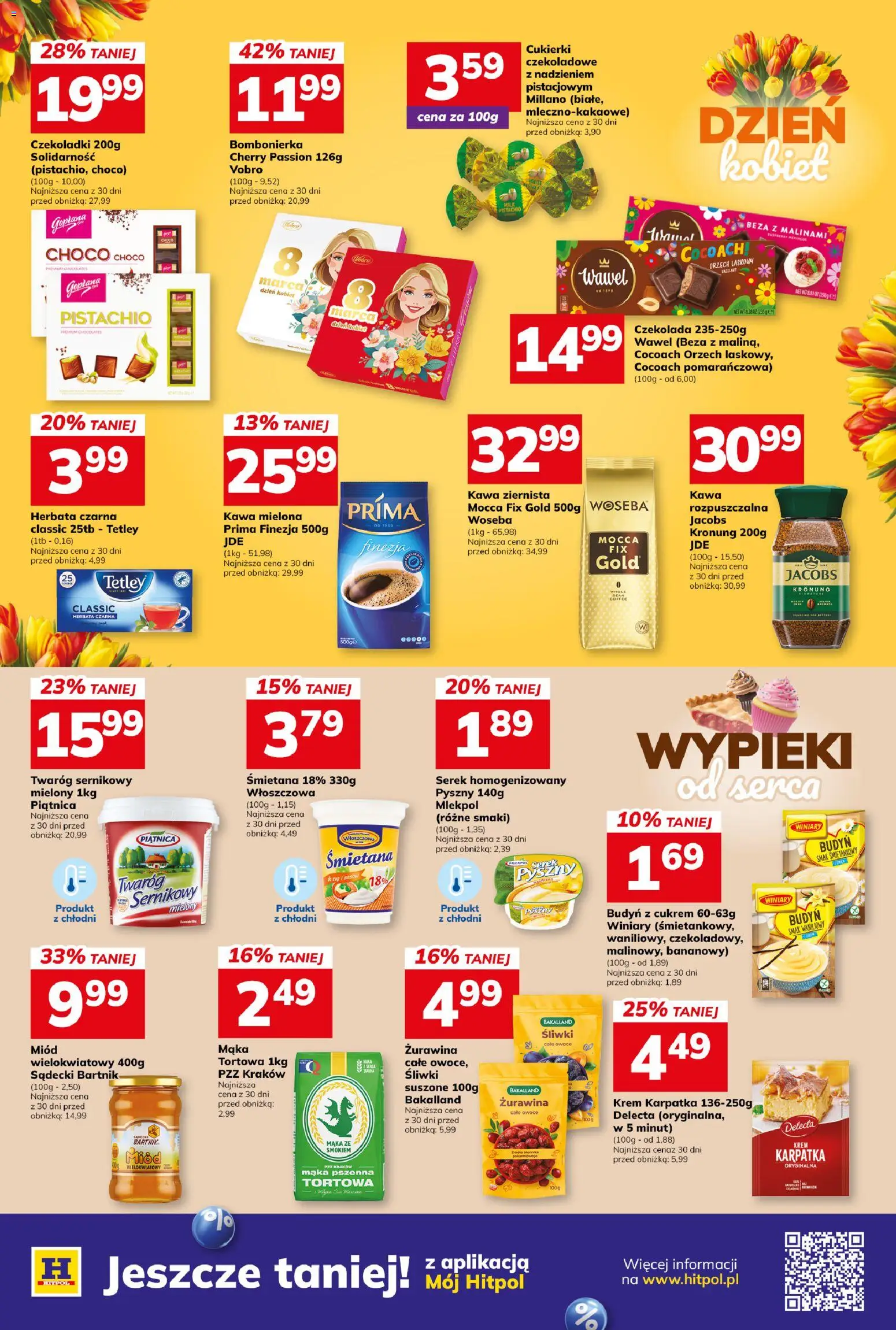 Hitpol Gazetka od 27.02.2026 | Strona: 9 | Produkty: Cukierki czekoladowe, Serek, Czekolada, Cukierki