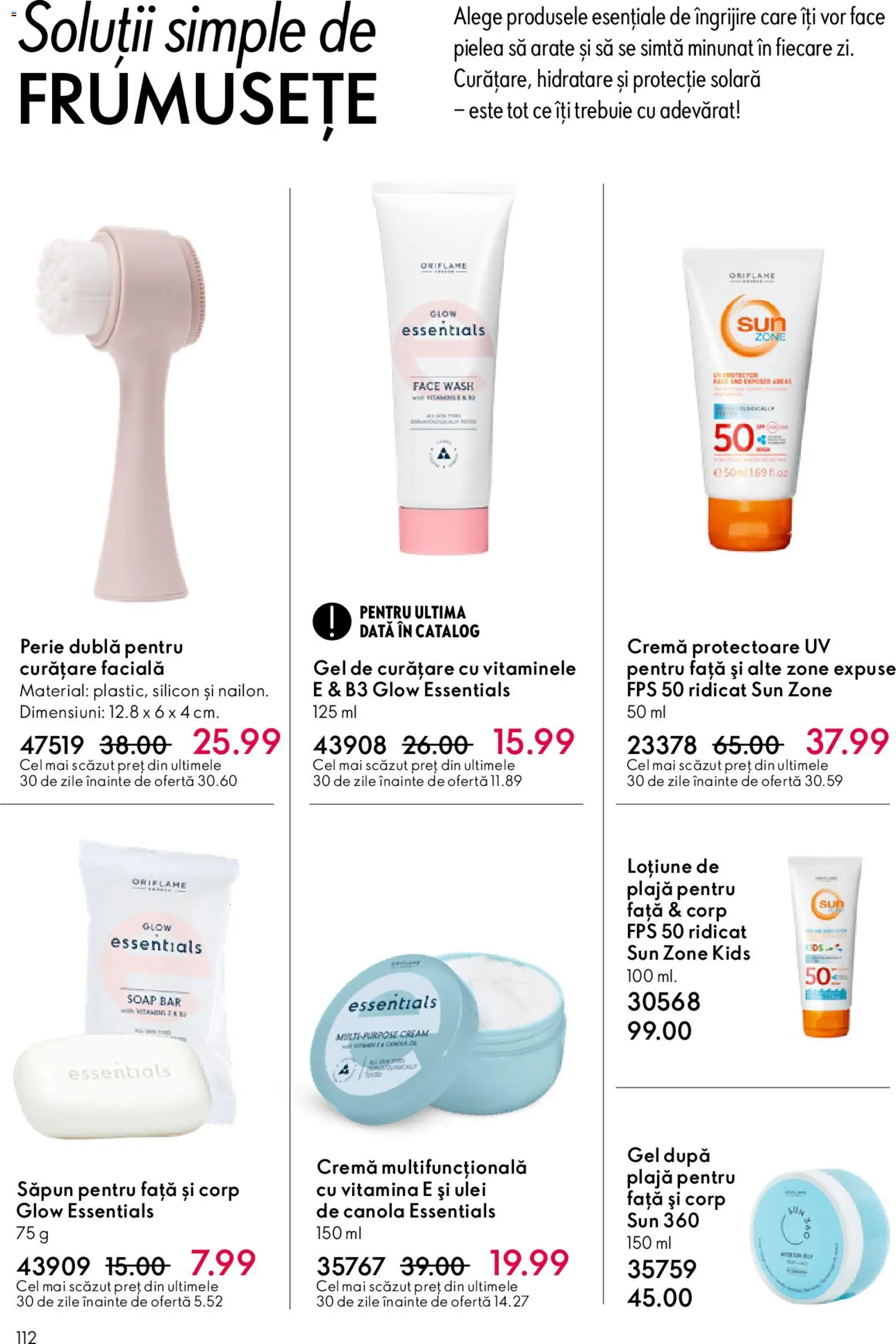 Noul catalog Oriflame – valabil de la 11.02.2026 | Pagină: 112 | Produse: Gel de curățare, Perie, Ulei, Săpun