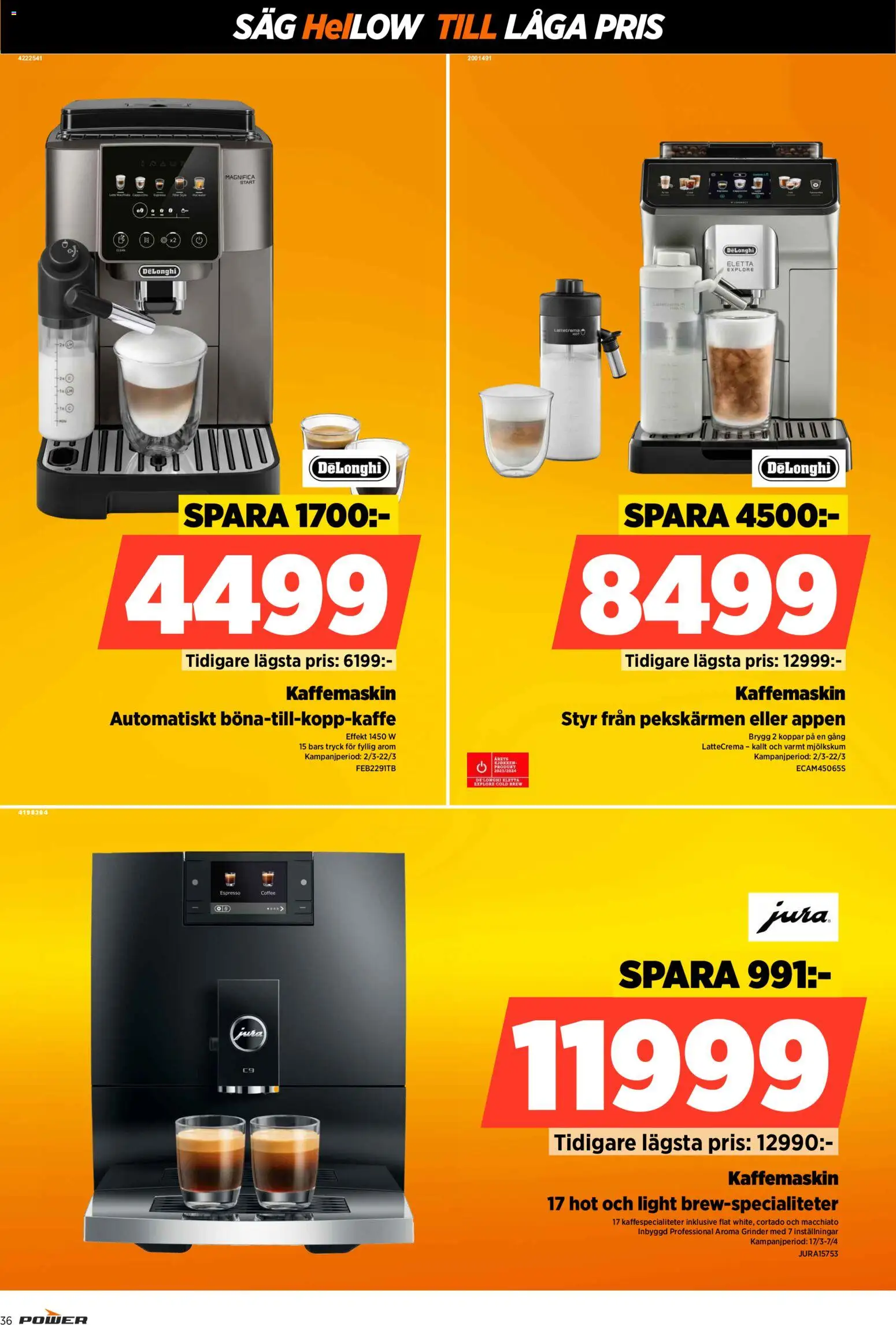 Power reklamblad aktuell från 16.03.2026 | Sida: 36 | Produkter: Såg