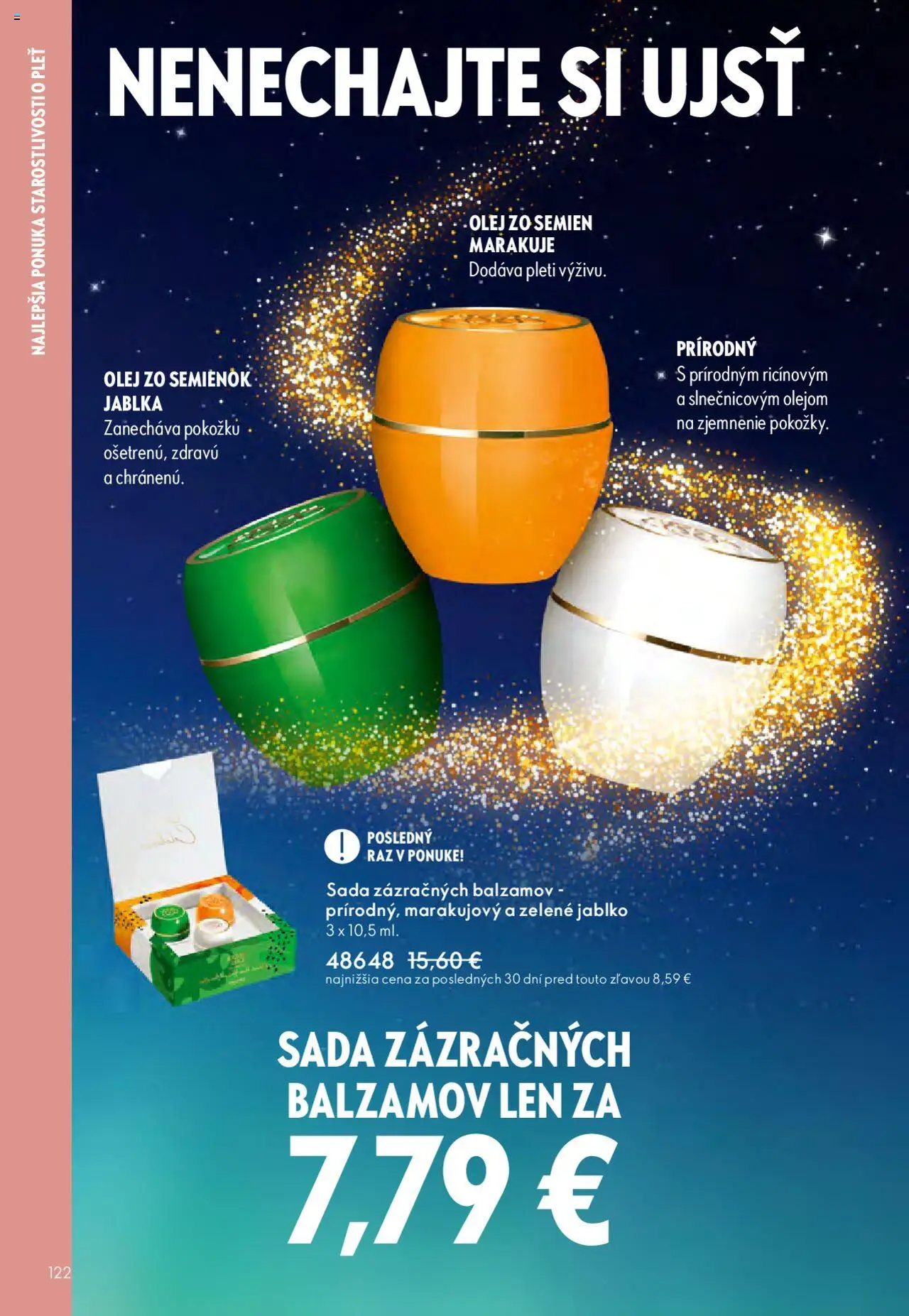 Nové Oriflame akcie – leták je platný od 12.11.2025 | Strana: 122 | Produkty: Olej, Jablká