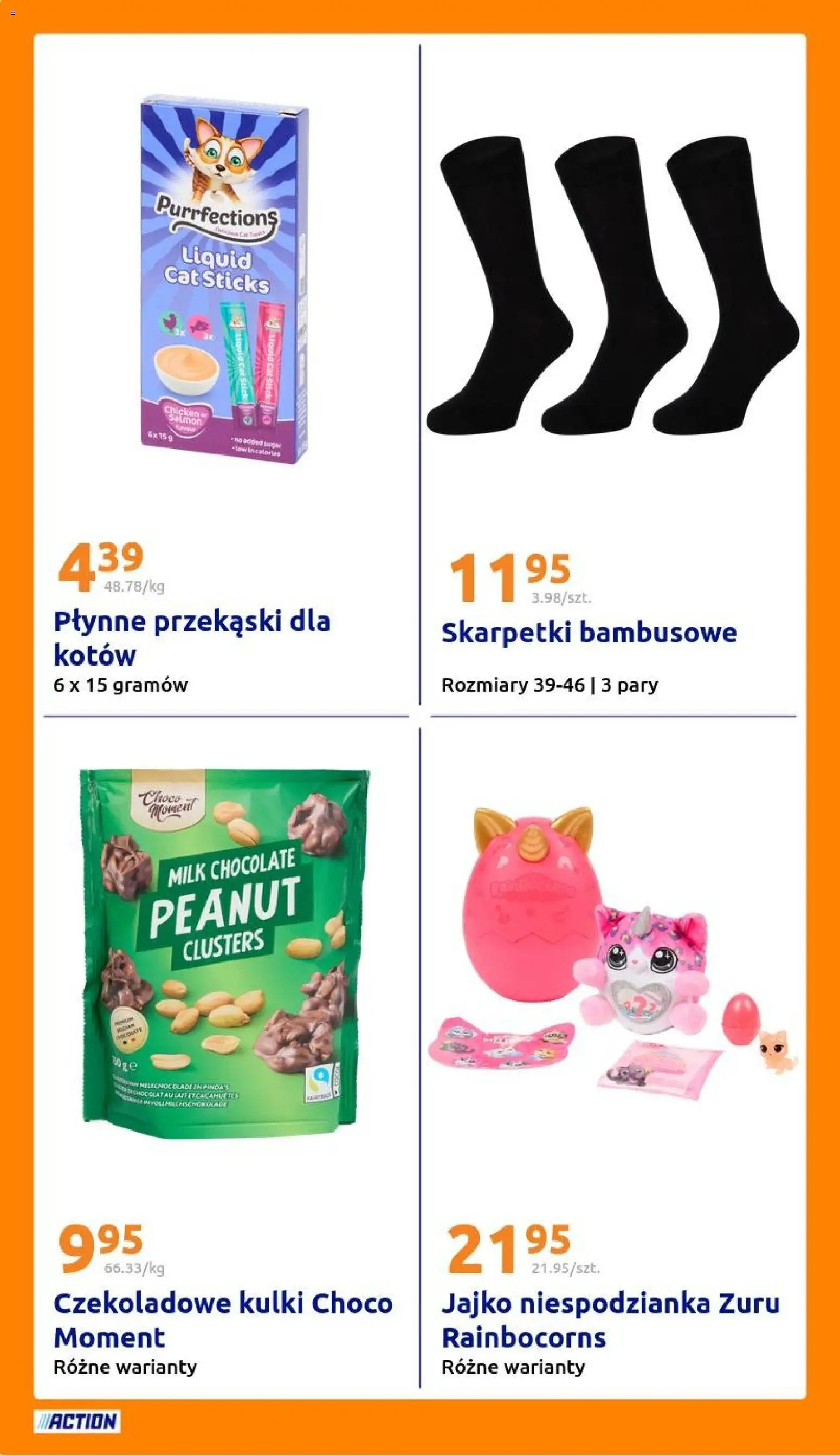 Action Gazetka od 11.02.2026 | Strona: 20 | Produkty: Skarpetki, Jajko niespodzianka