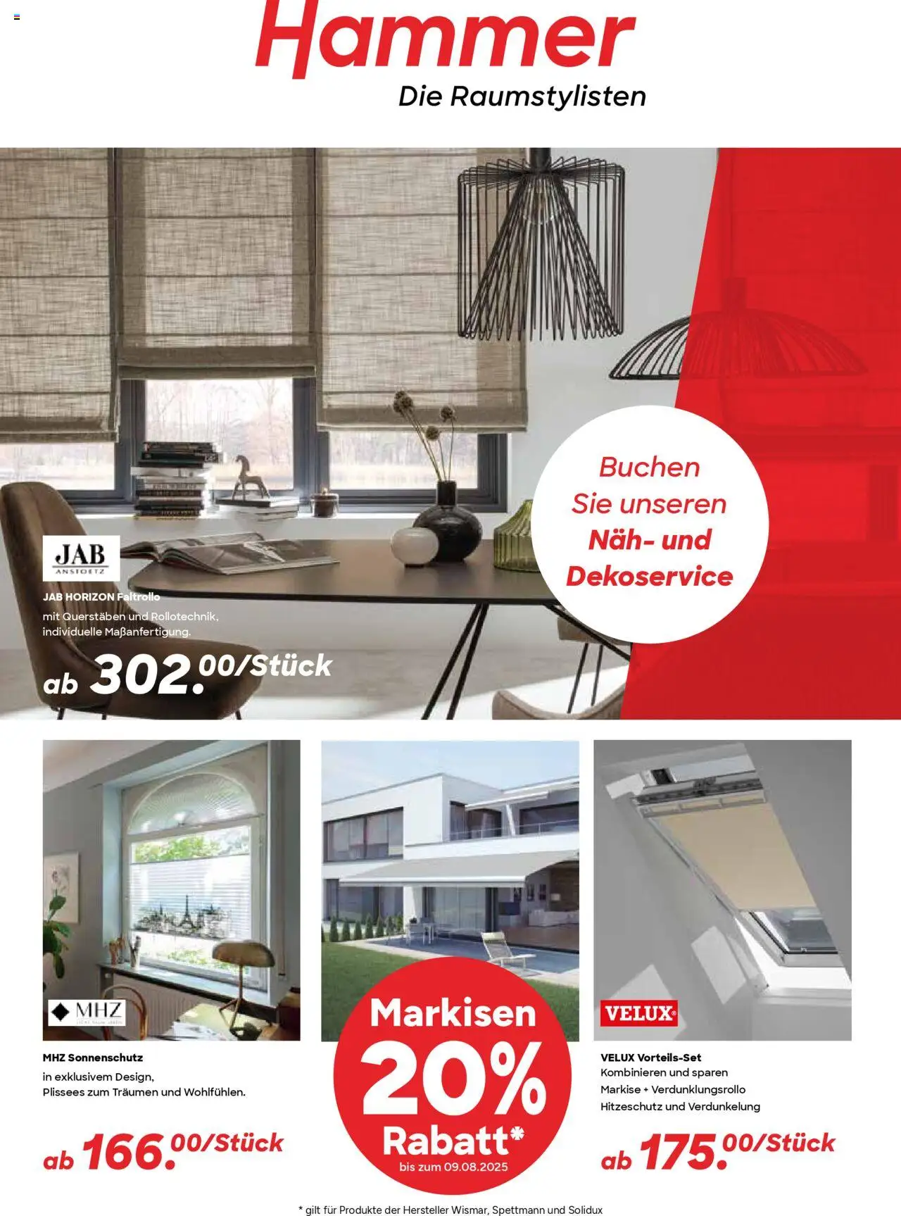 Hammer Zuhause Prospekt 	 - gültig ab dem 27.07.2025 | Seite: 1