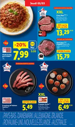 LIDL - Prévisualisation de Viande hachée porc et bœuf, 1 kg valide à partir de 05.03.2026 | Page: 7